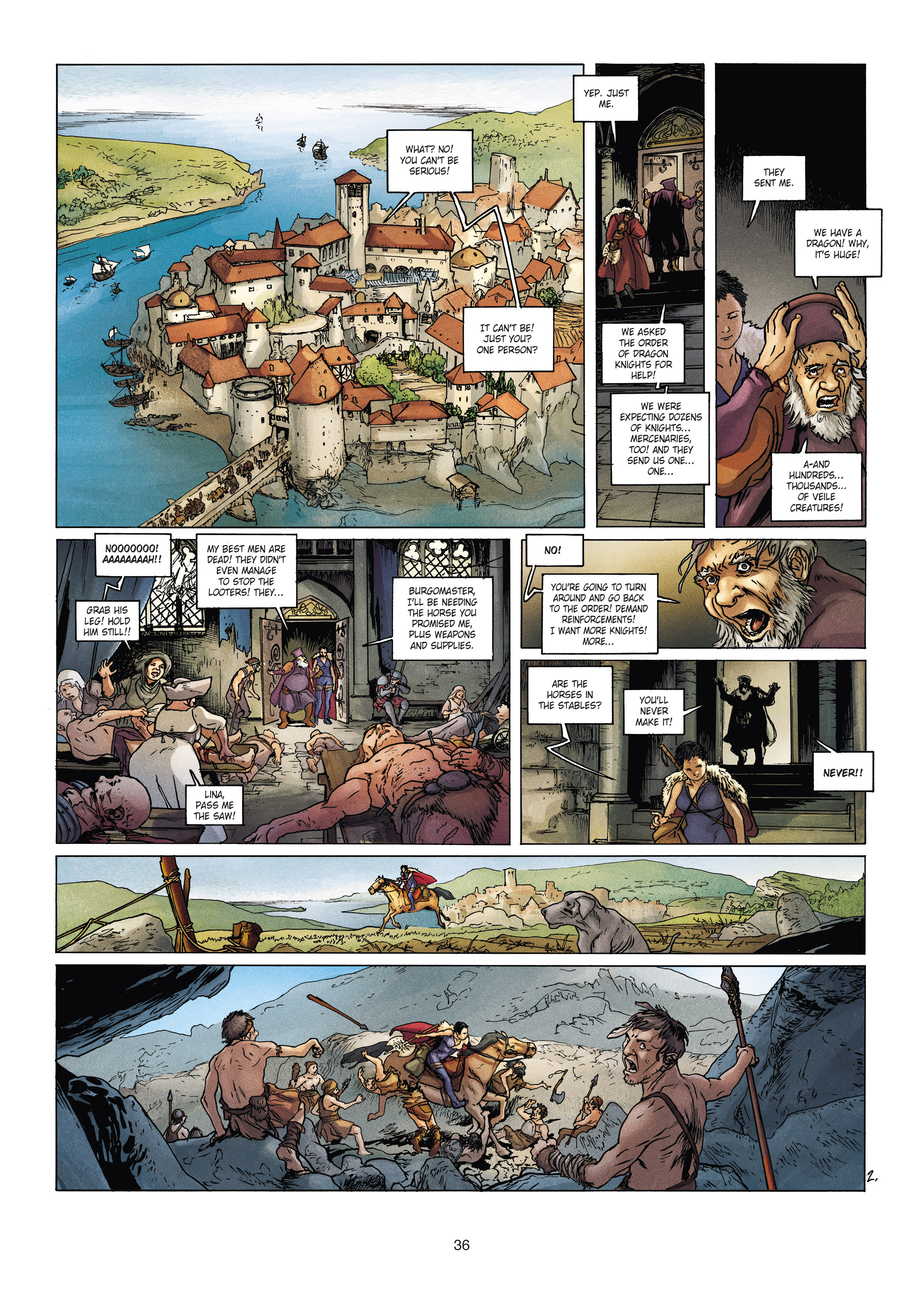 Read online Chronicles of the Dragon Knights comic -  Issue #21 - 36