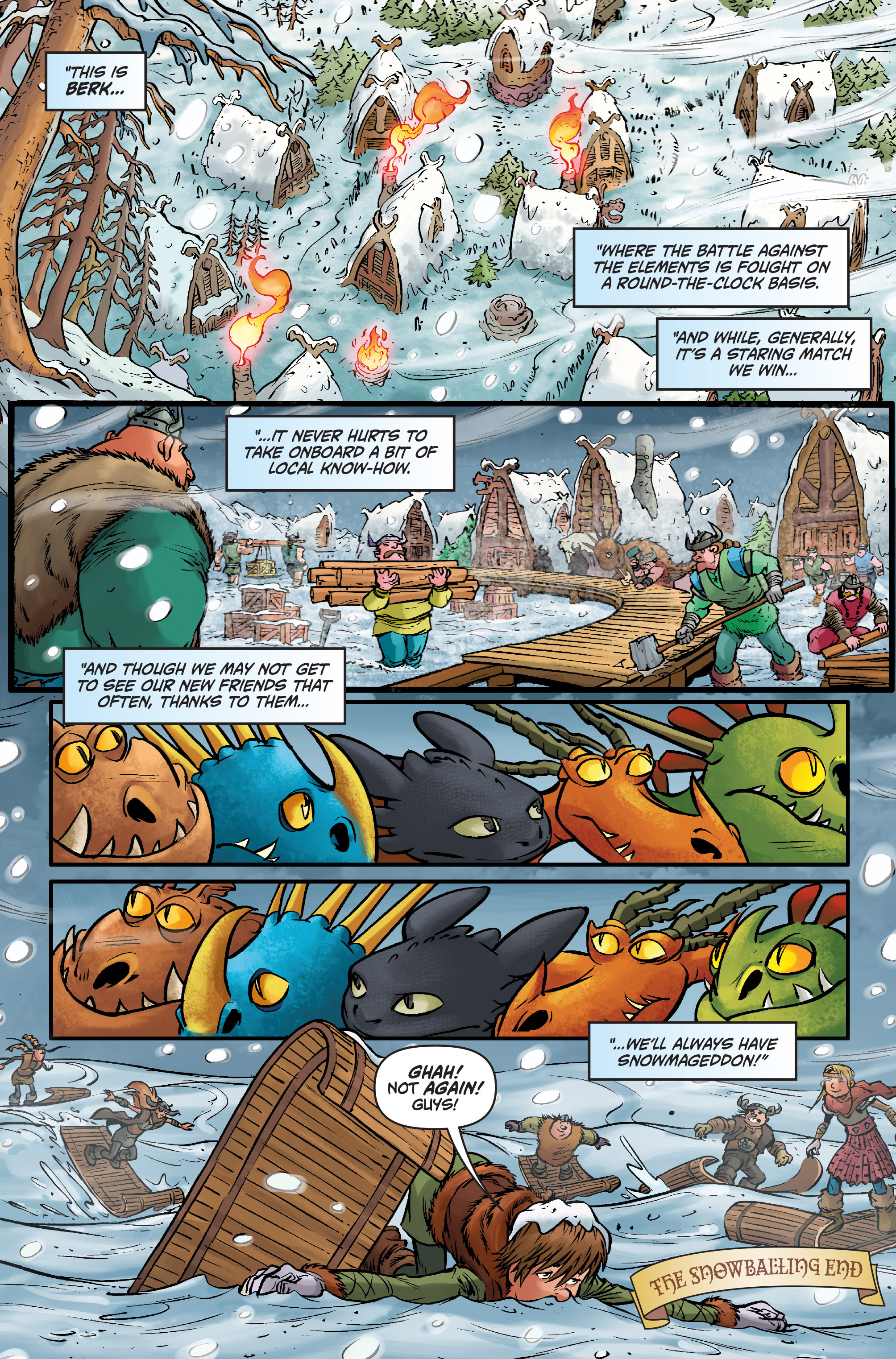 Read online DreamWorks Dragons: Defenders of Berk Collection: Fire & Ice comic -  Issue # TPB - 94