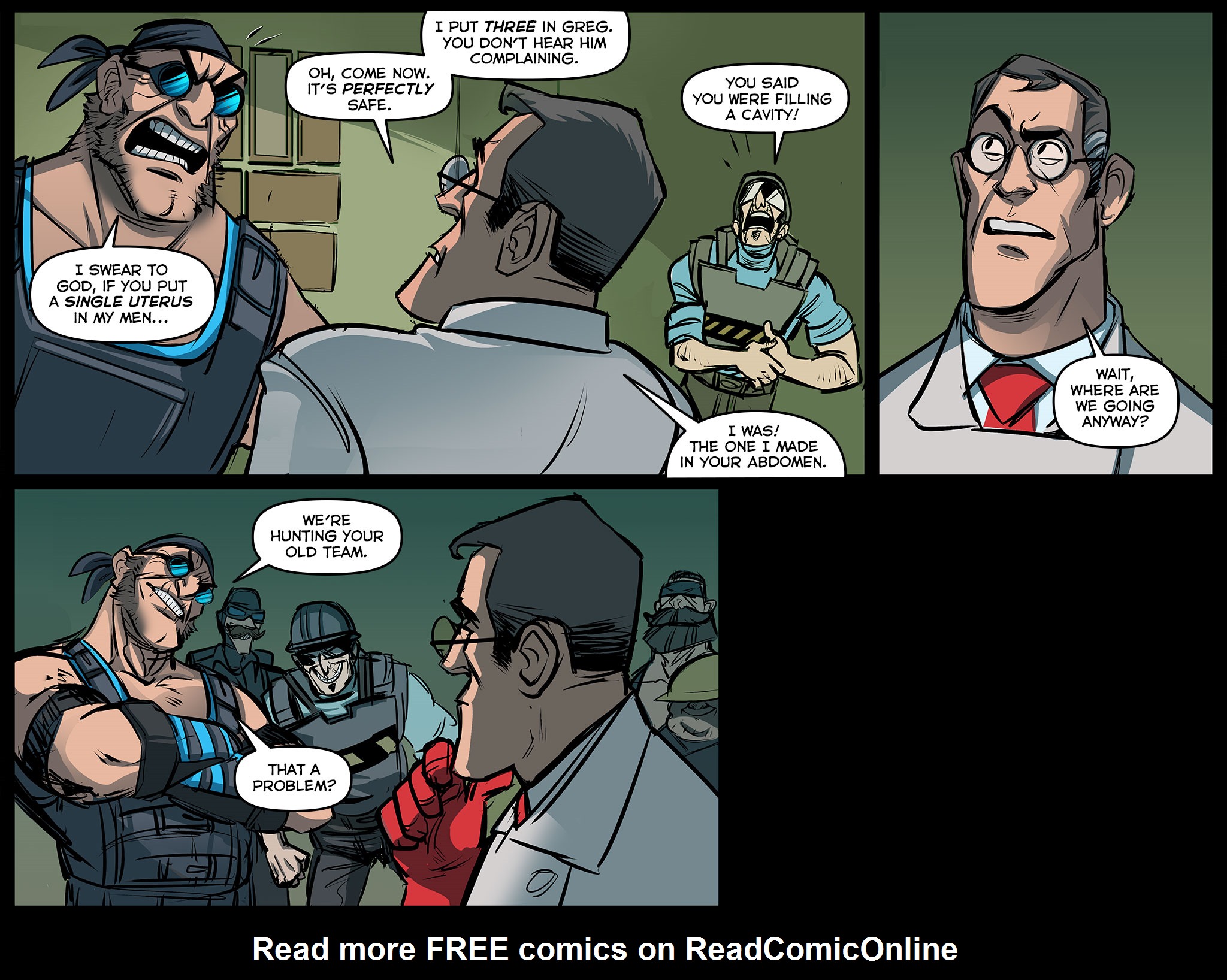 Read online Team Fortress 2 comic -  Issue #3 - 71