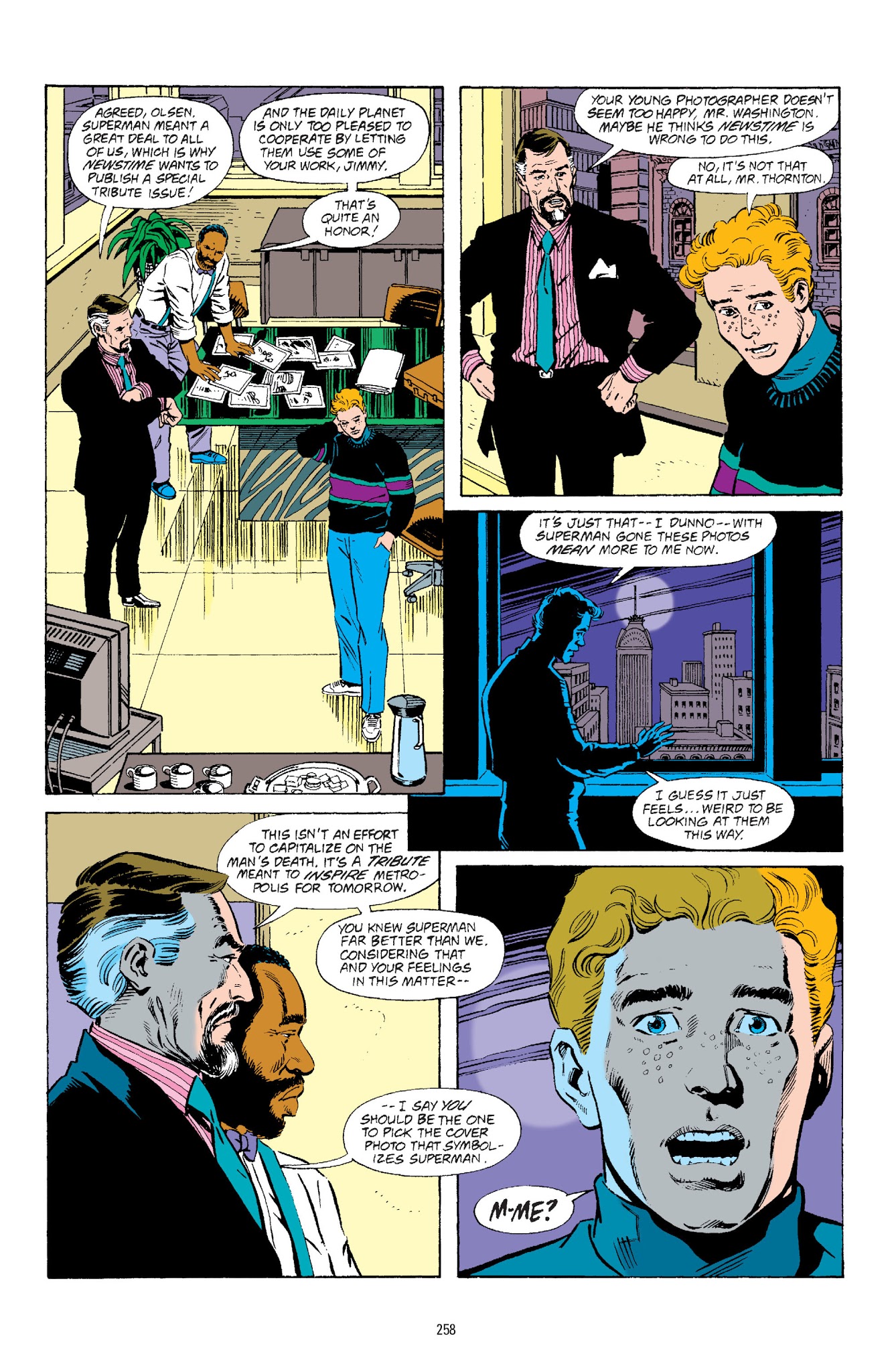 Read online Superman: Funeral For A Friend comic -  Issue # TPB - 247