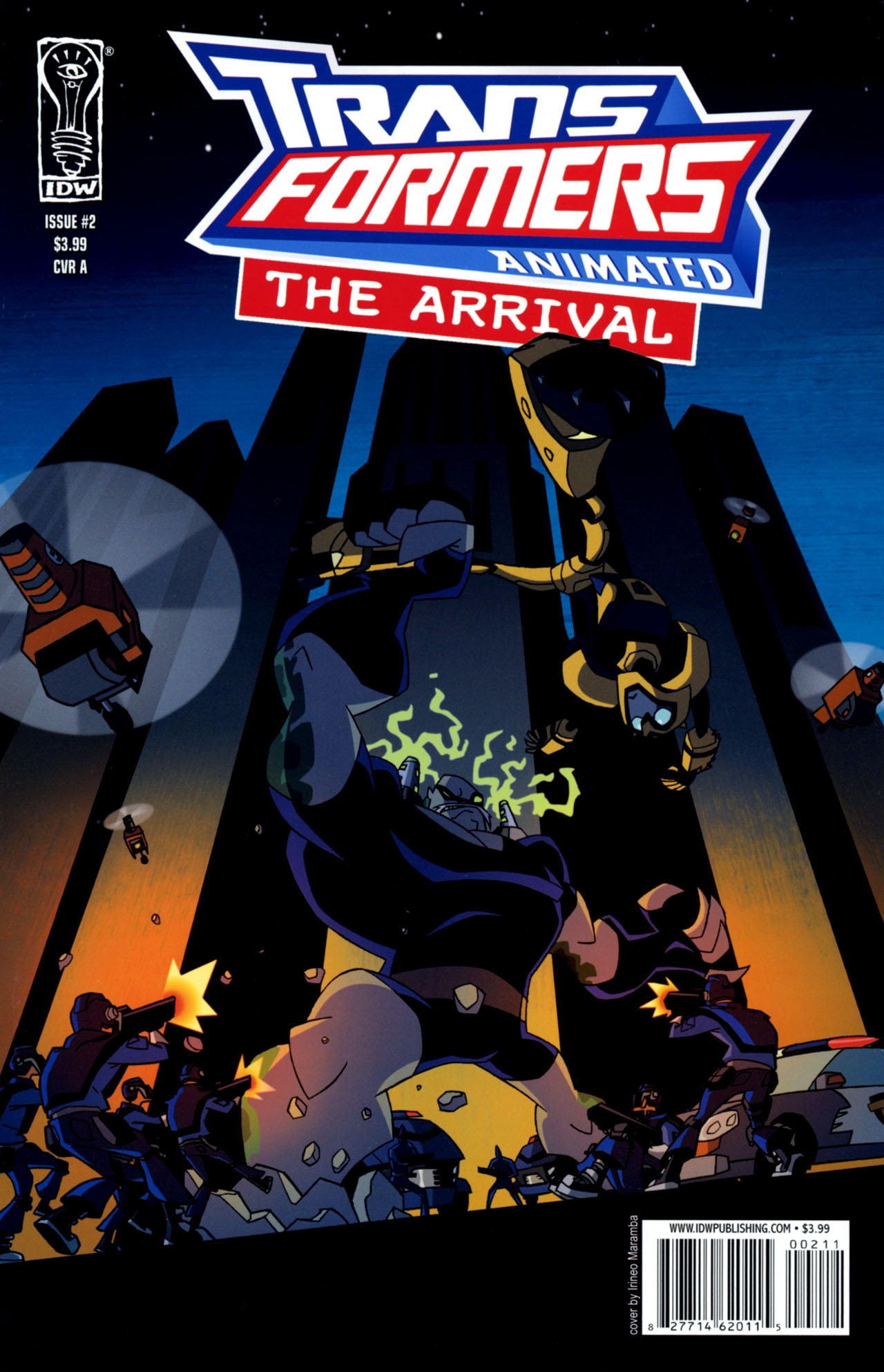 Read online Transformers Animated The Arrival comic Issue 2