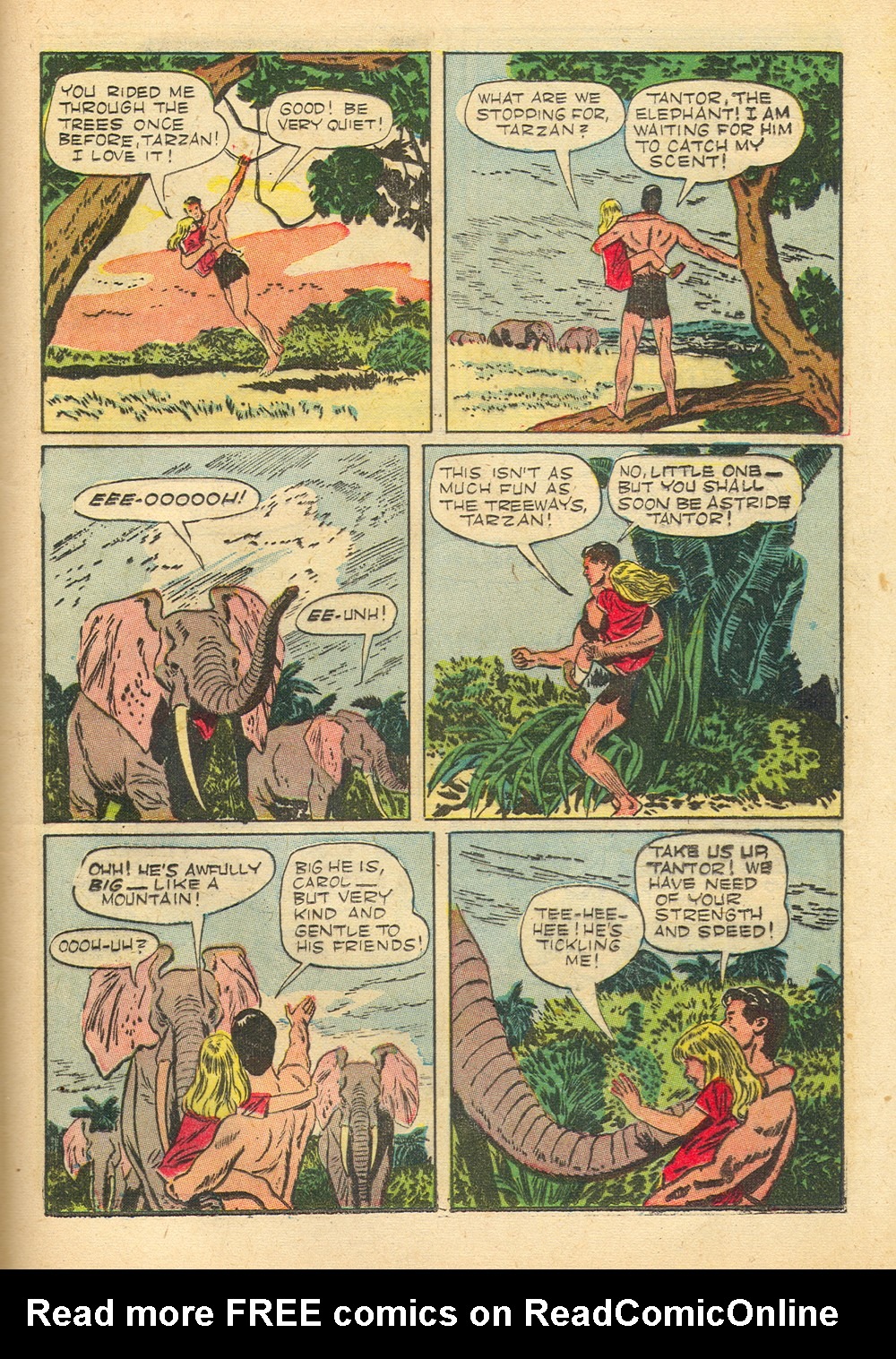 Read online Tarzan (1948) comic -  Issue #23 - 37