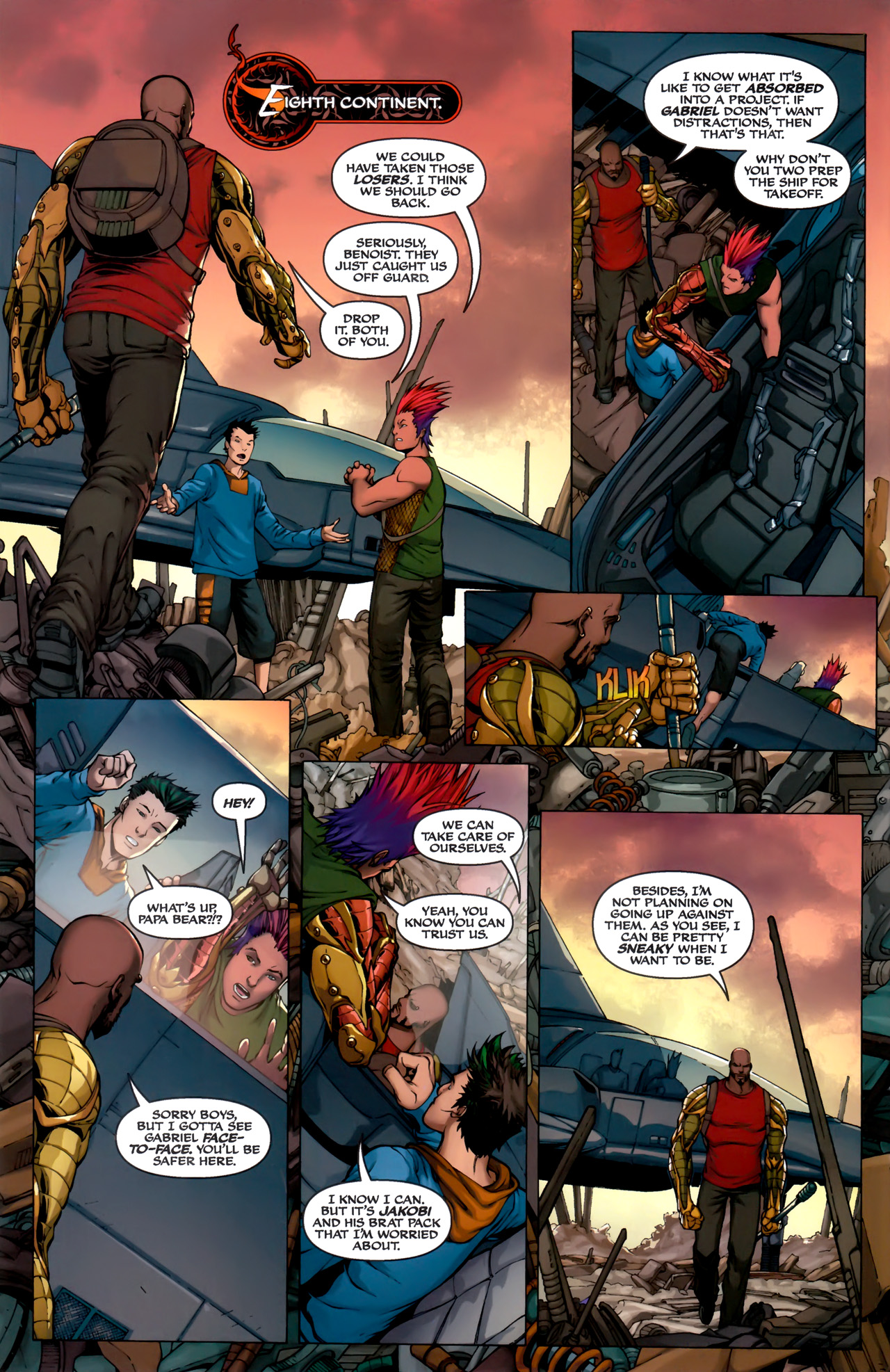 Read online Michael Turner's Soulfire (2009) comic -  Issue #2 - 9