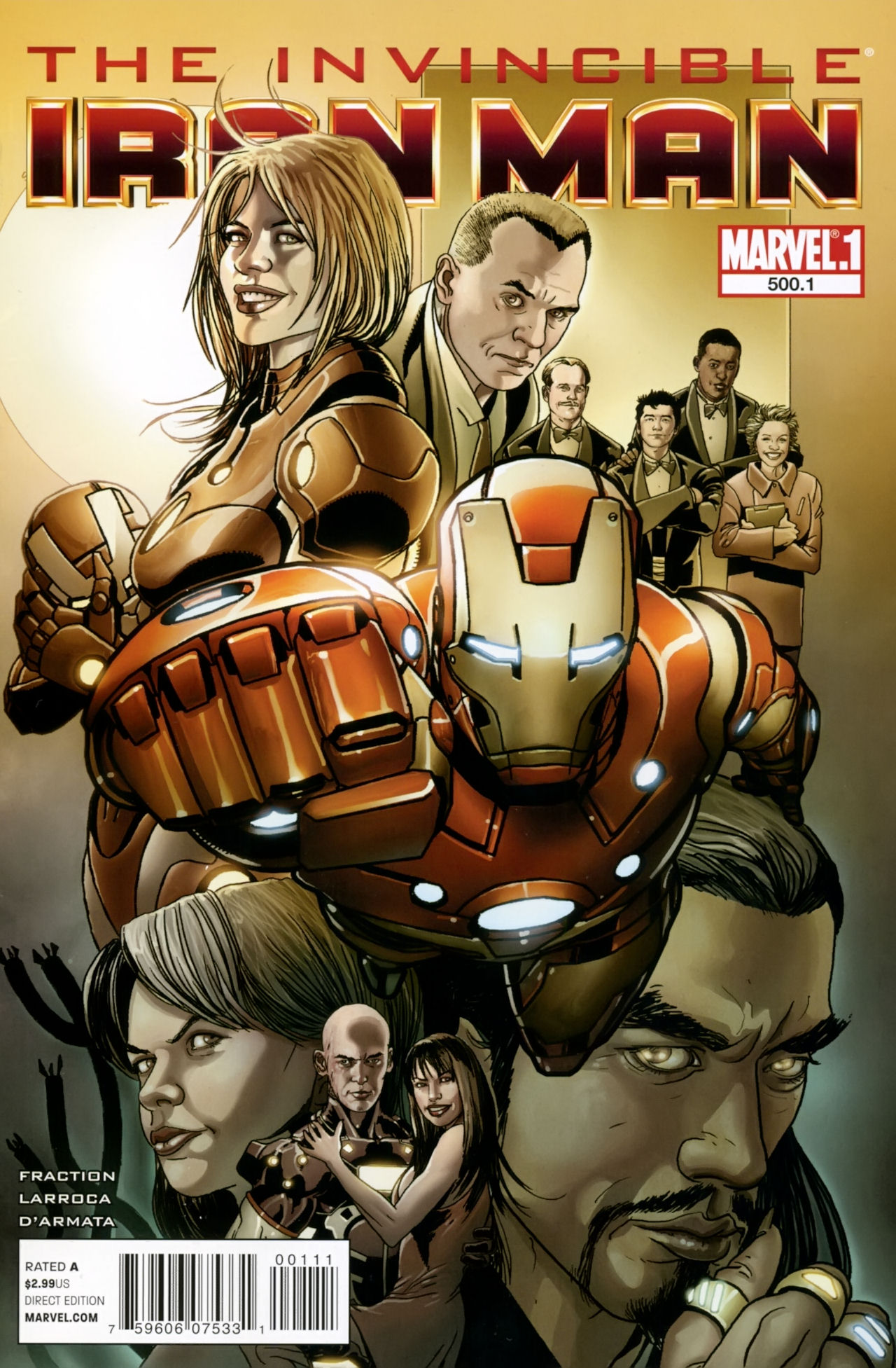 Read online The Invincible Iron Man (2008) comic -  Issue #500.1 - 1