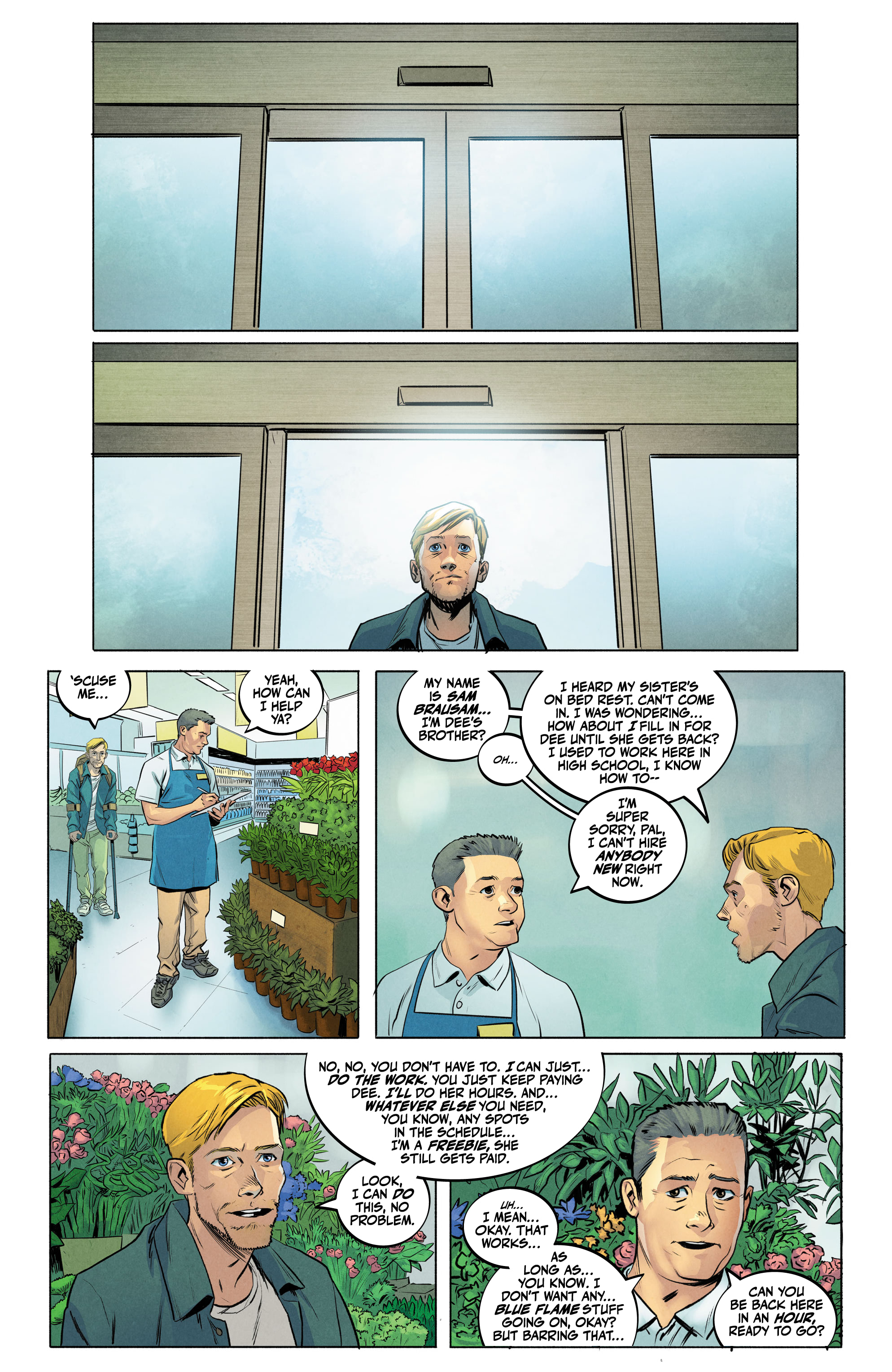 Read online The Blue Flame comic -  Issue #8 - 19
