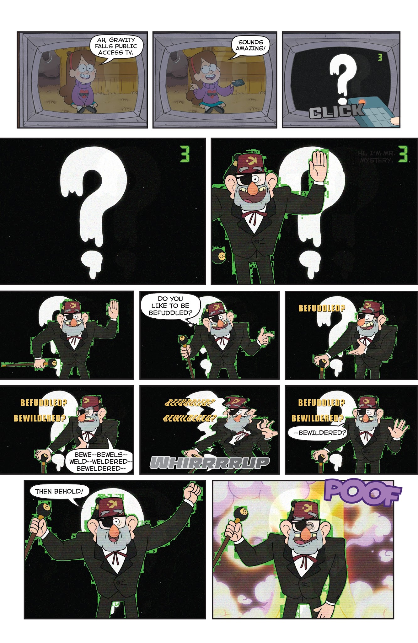 Read online Disney Gravity Falls Shorts Cinestory Comic comic -  Issue #3 - 20