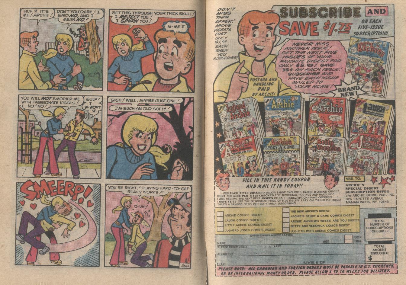 Read online Archie...Archie Andrews, Where Are You? Digest Magazine comic -  Issue #55 - 49