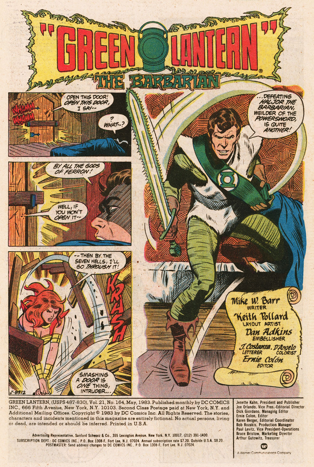 Read online Green Lantern (1960) comic -  Issue #164 - 2