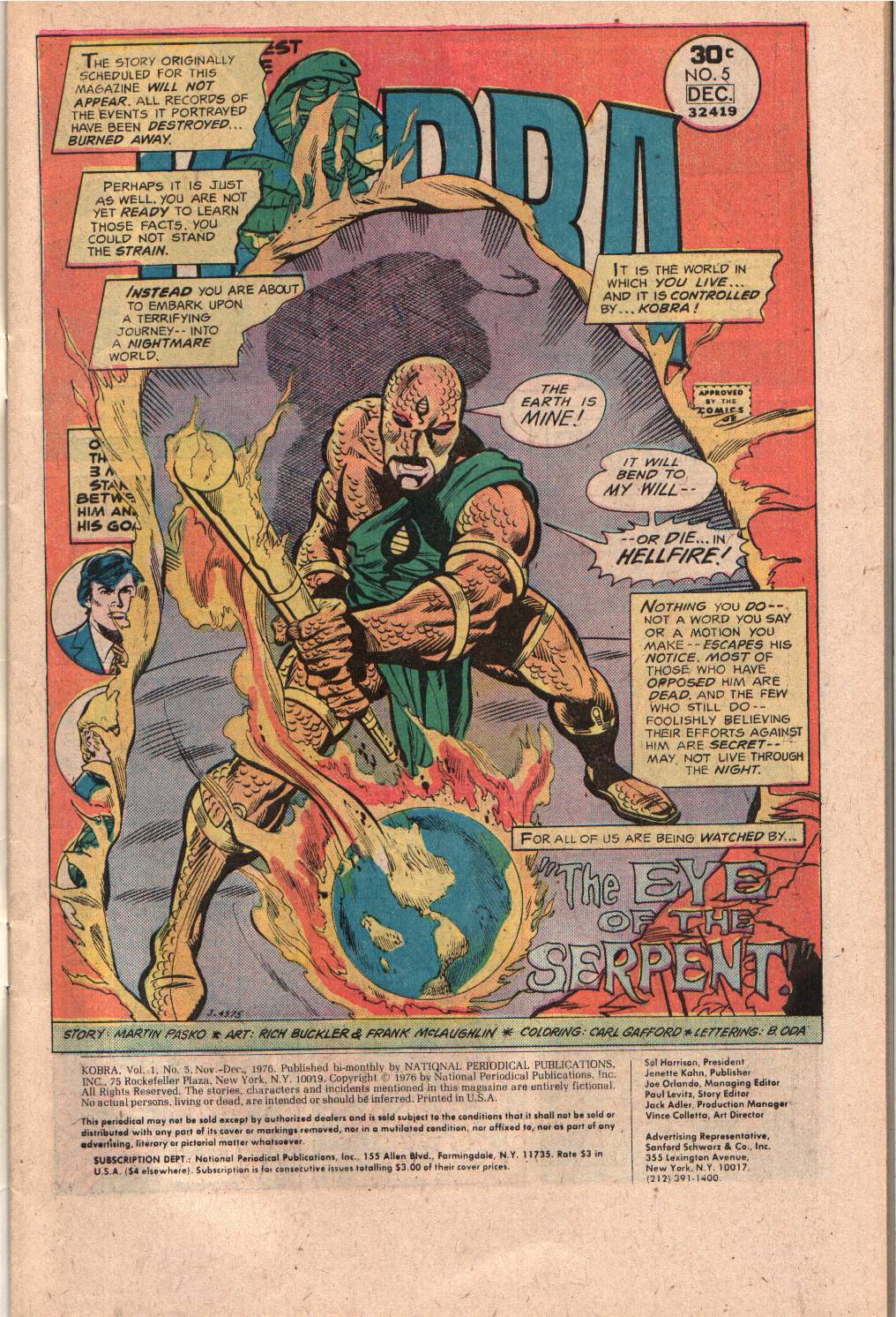 Read online Kobra comic -  Issue #5 - 2