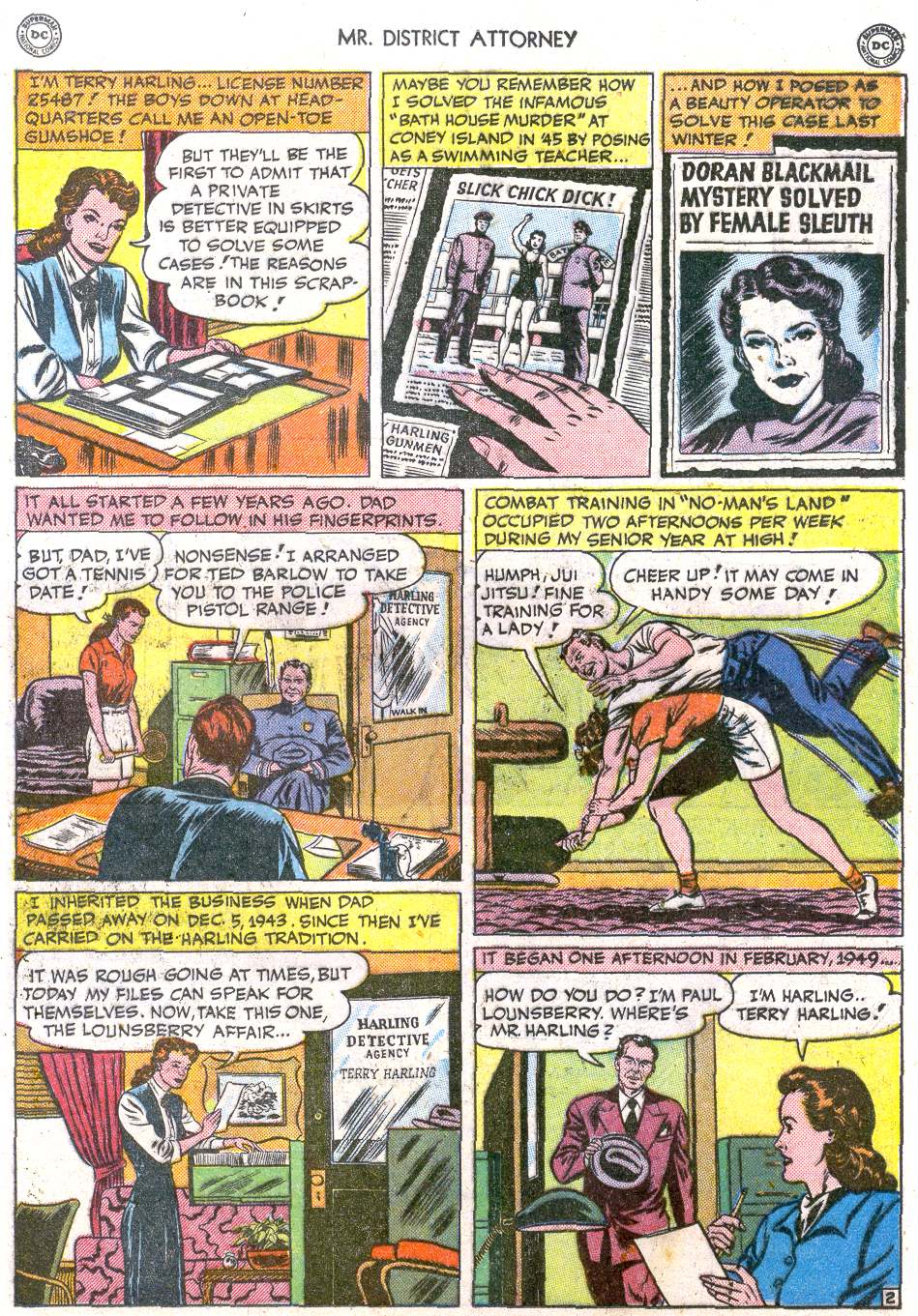 Read online Mr. District Attorney comic -  Issue #15 - 25