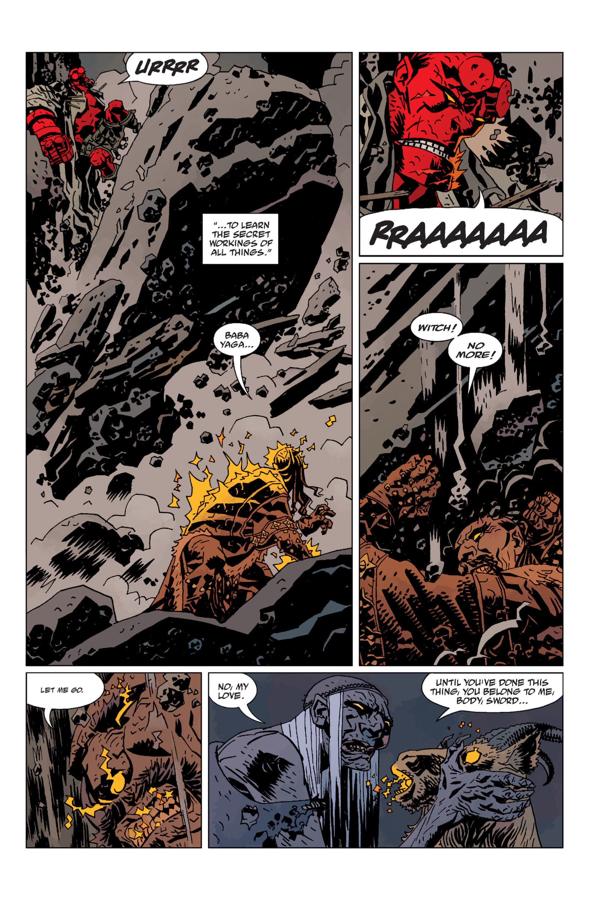Read online Hellboy comic -  Issue #8 - 134