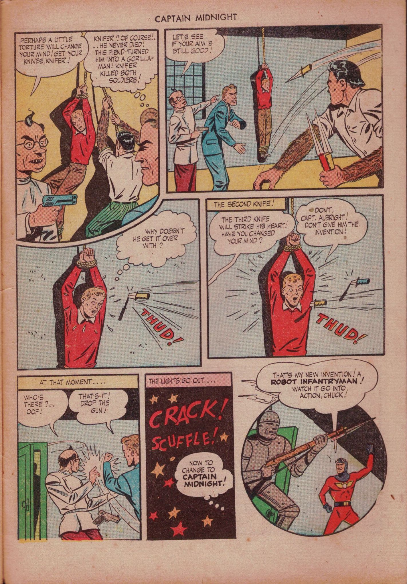 Read online Captain Midnight (1942) comic -  Issue #28 - 31