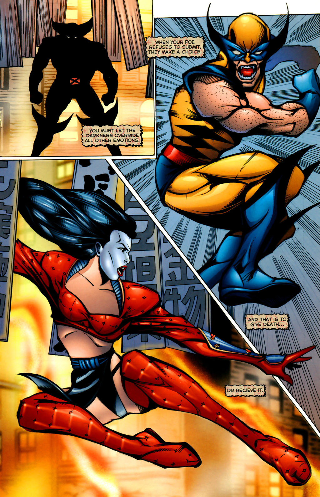 Read online Wolverine/Shi: Dark Night of Judgment comic -  Issue # Full - 20