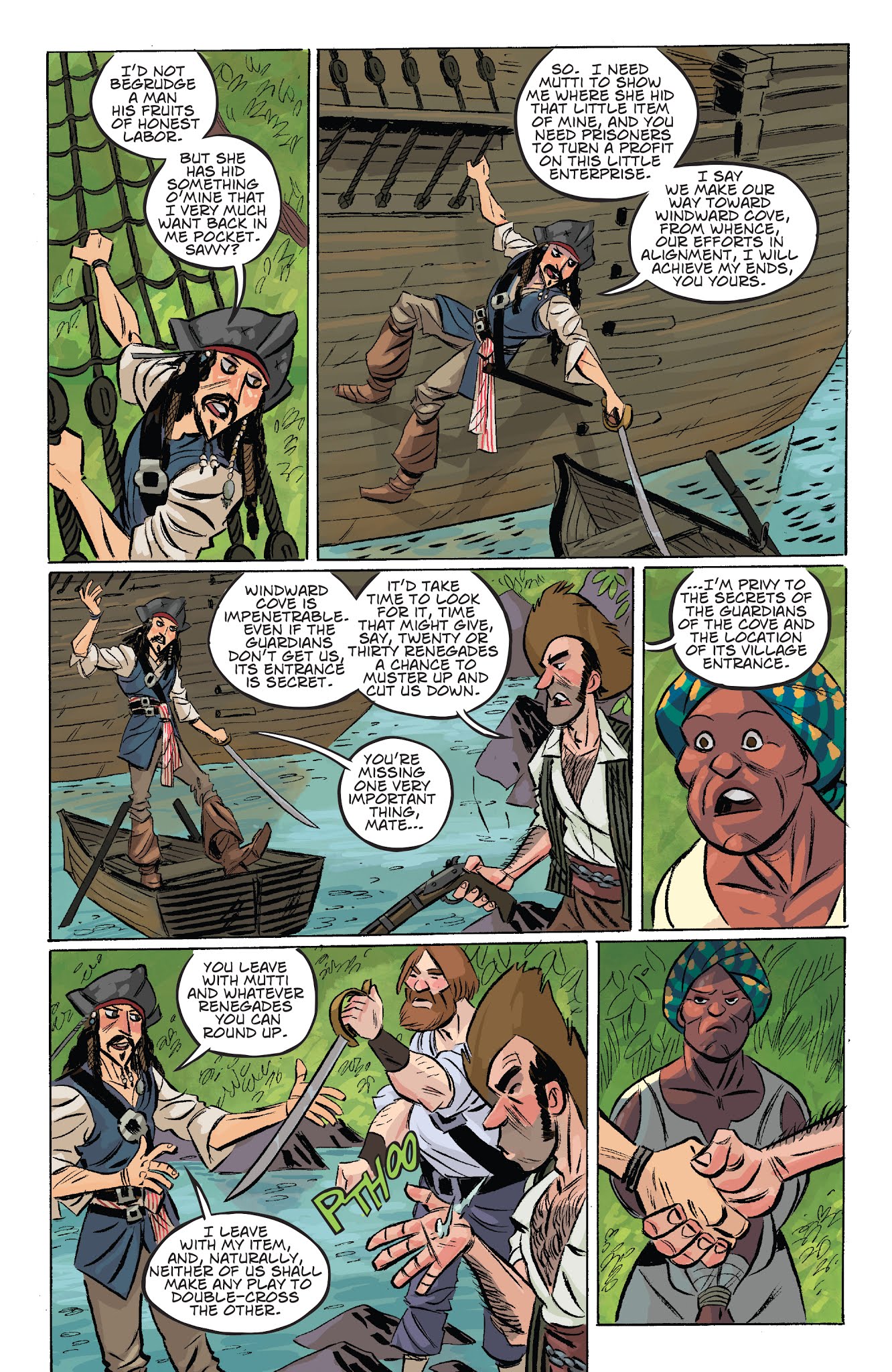 Read online Disney Pirates of the Caribbean comic -  Issue #1 - 22
