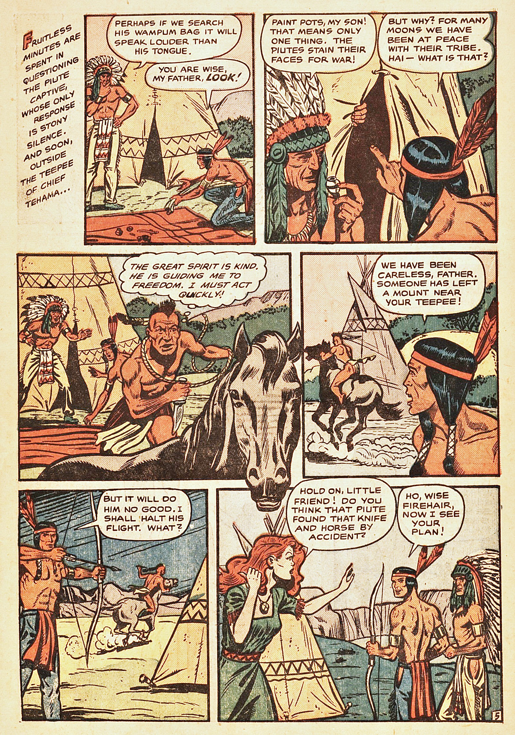 Read online Firehair (1951) comic -  Issue #8 - 7