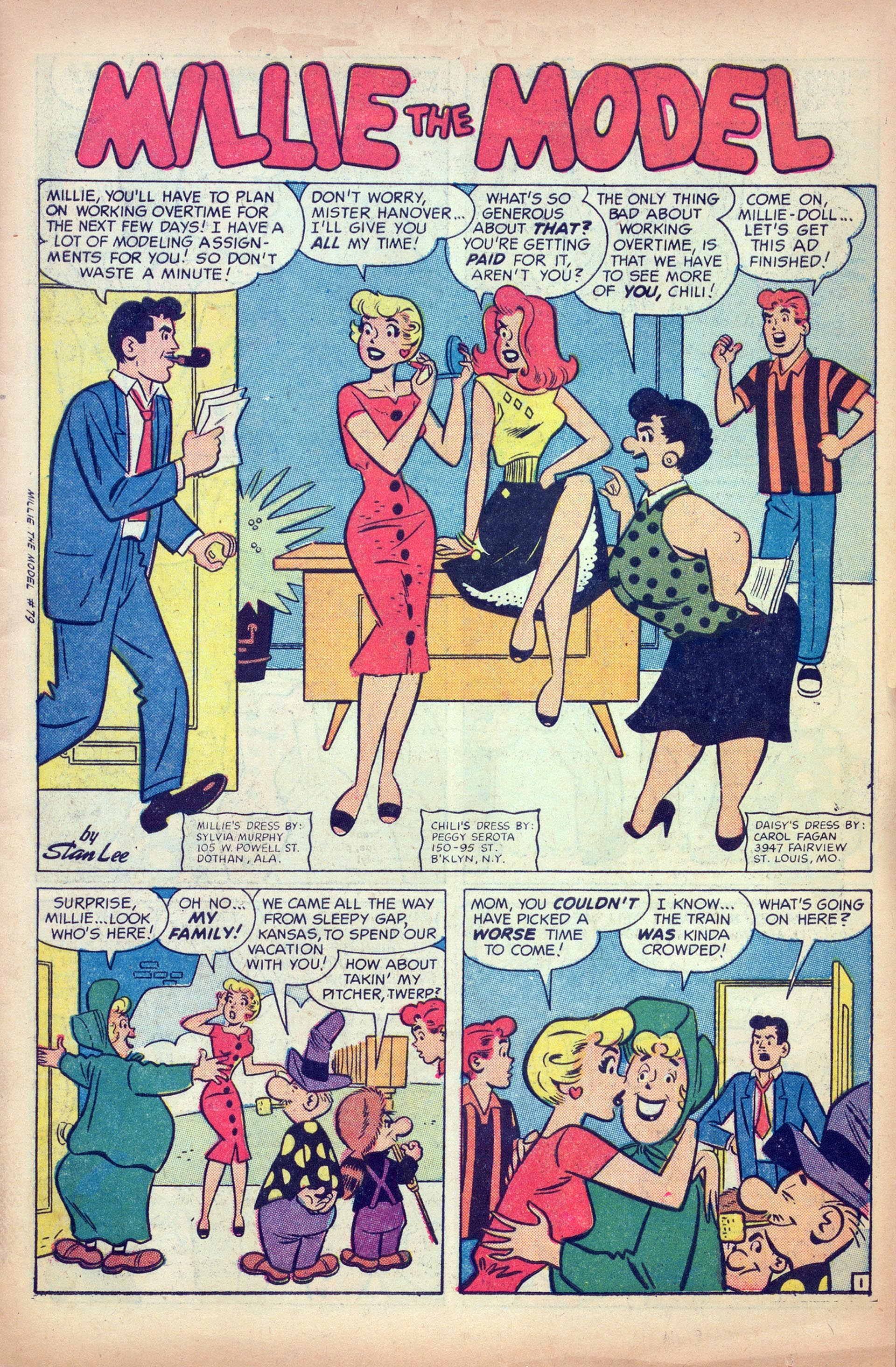 Read online Millie the Model comic -  Issue #79 - 3