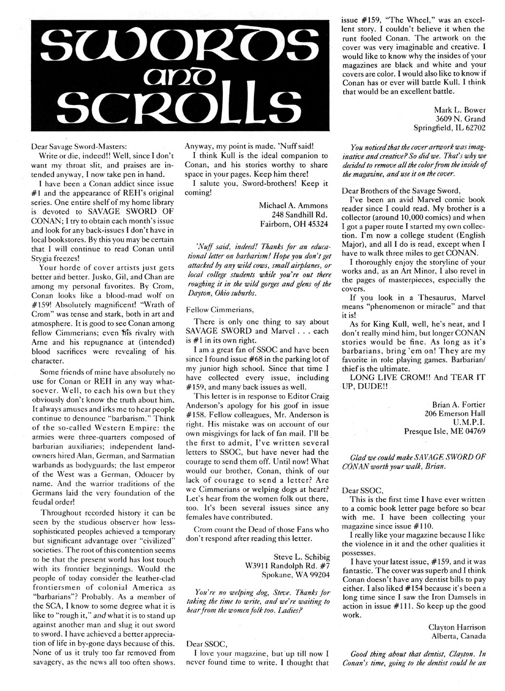 Read online The Savage Sword Of Conan comic -  Issue #163 - 3