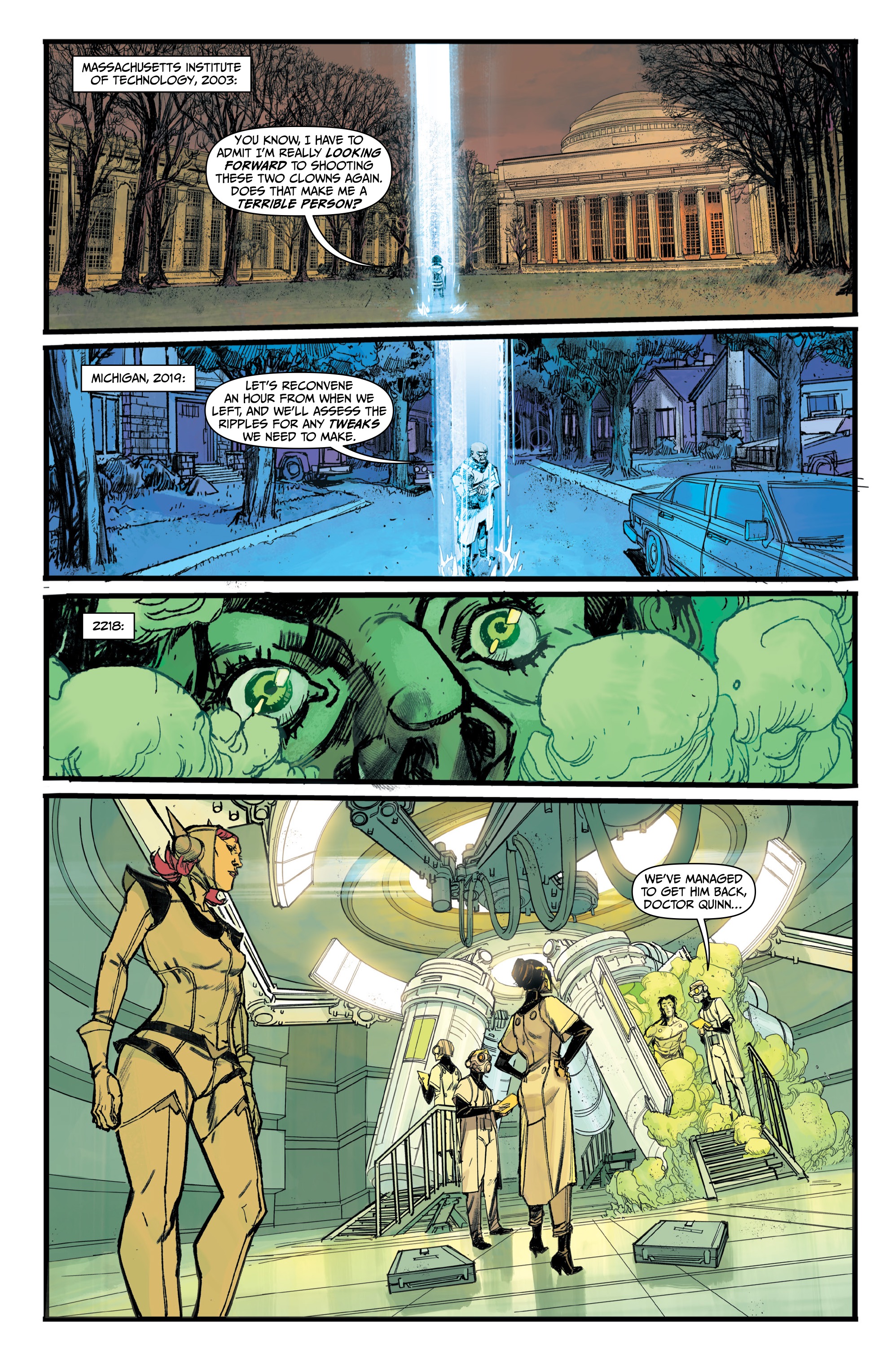 Read online Chrononauts: Futureshock comic -  Issue # _TPB - 86