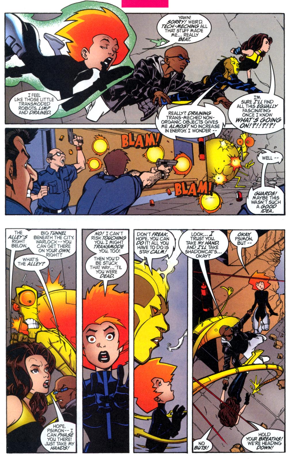 Read online Warlock (1999) comic -  Issue #6 - 8