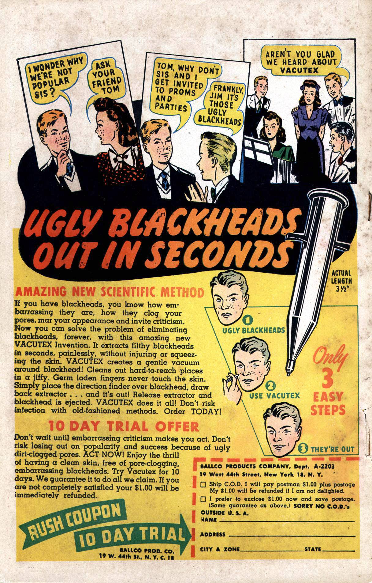 Read online Fight Comics comic -  Issue #49 - 52