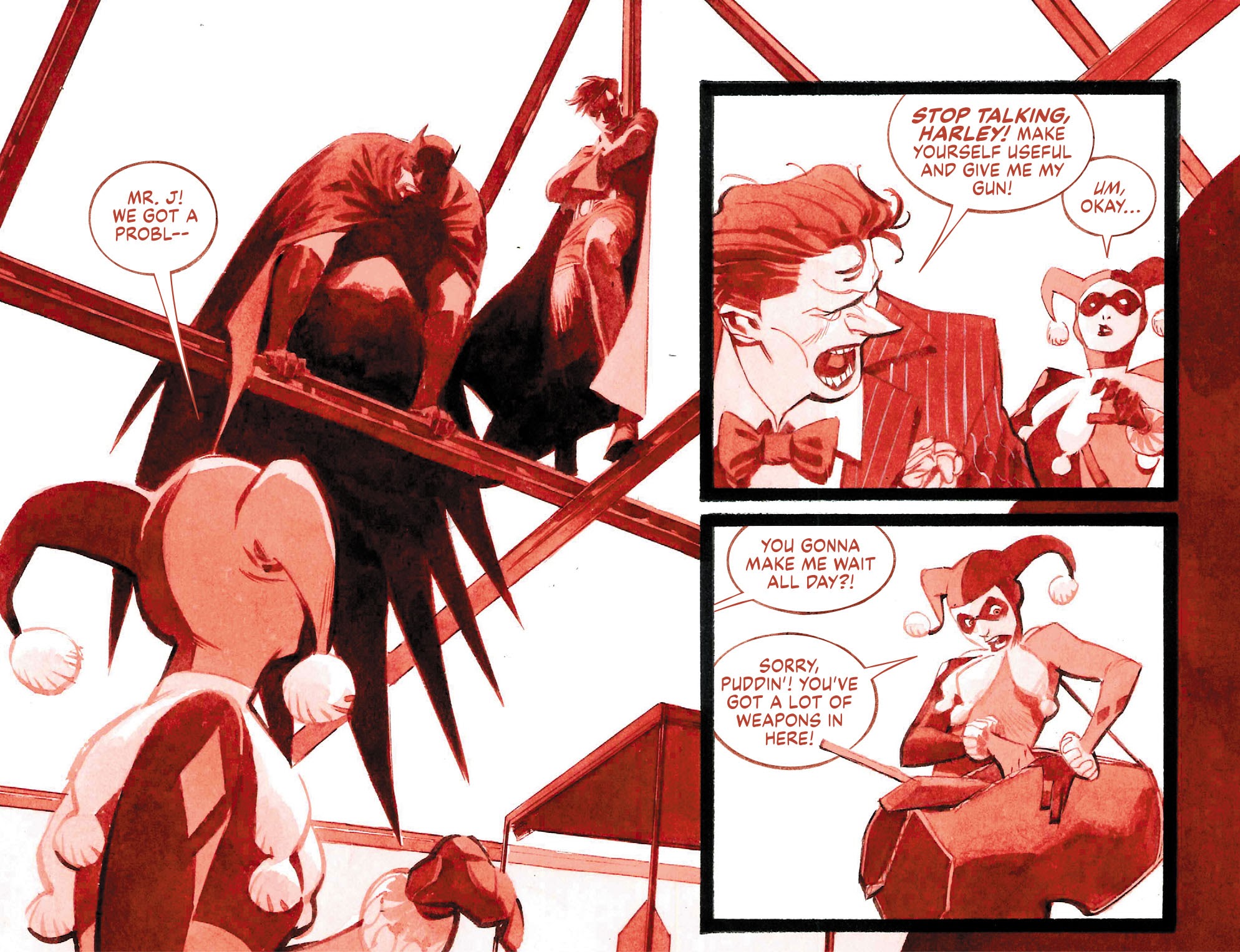 Read online Harley Quinn Black   White   Red comic -  Issue #6 - 10