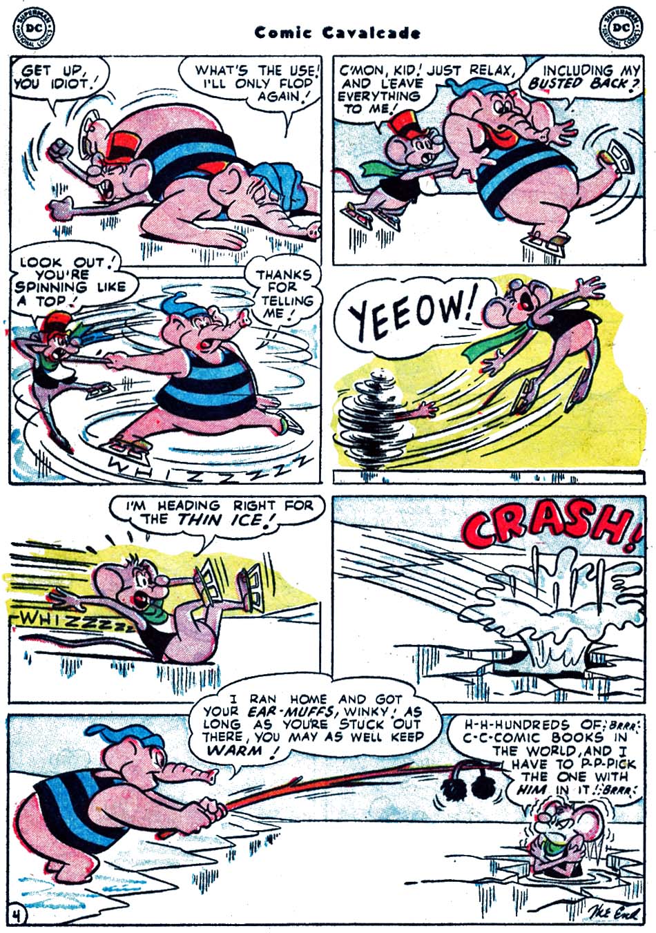 Read online Comic Cavalcade comic -  Issue #60 - 60