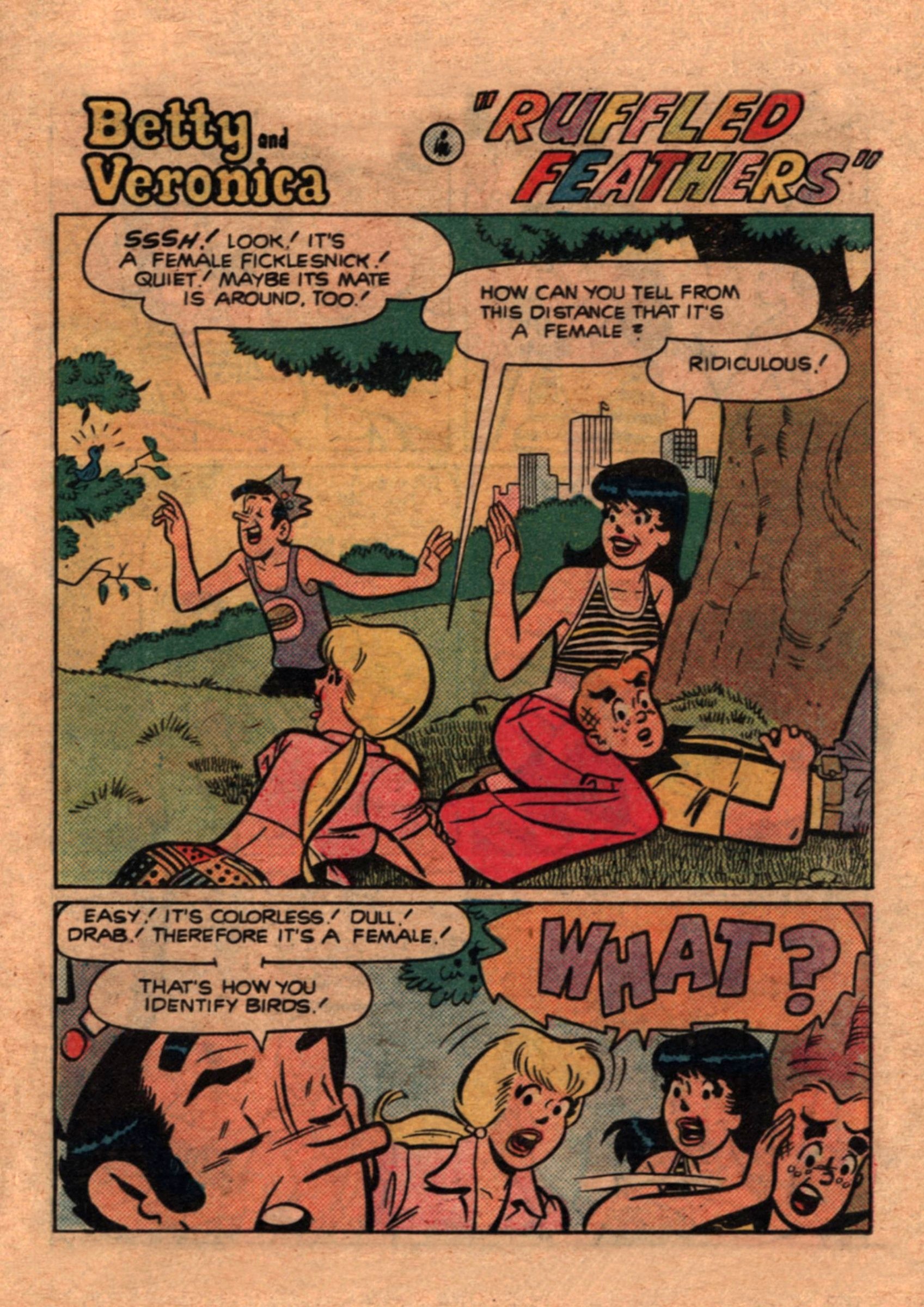 Read online Betty and Veronica Digest Magazine comic -  Issue #1 - 9