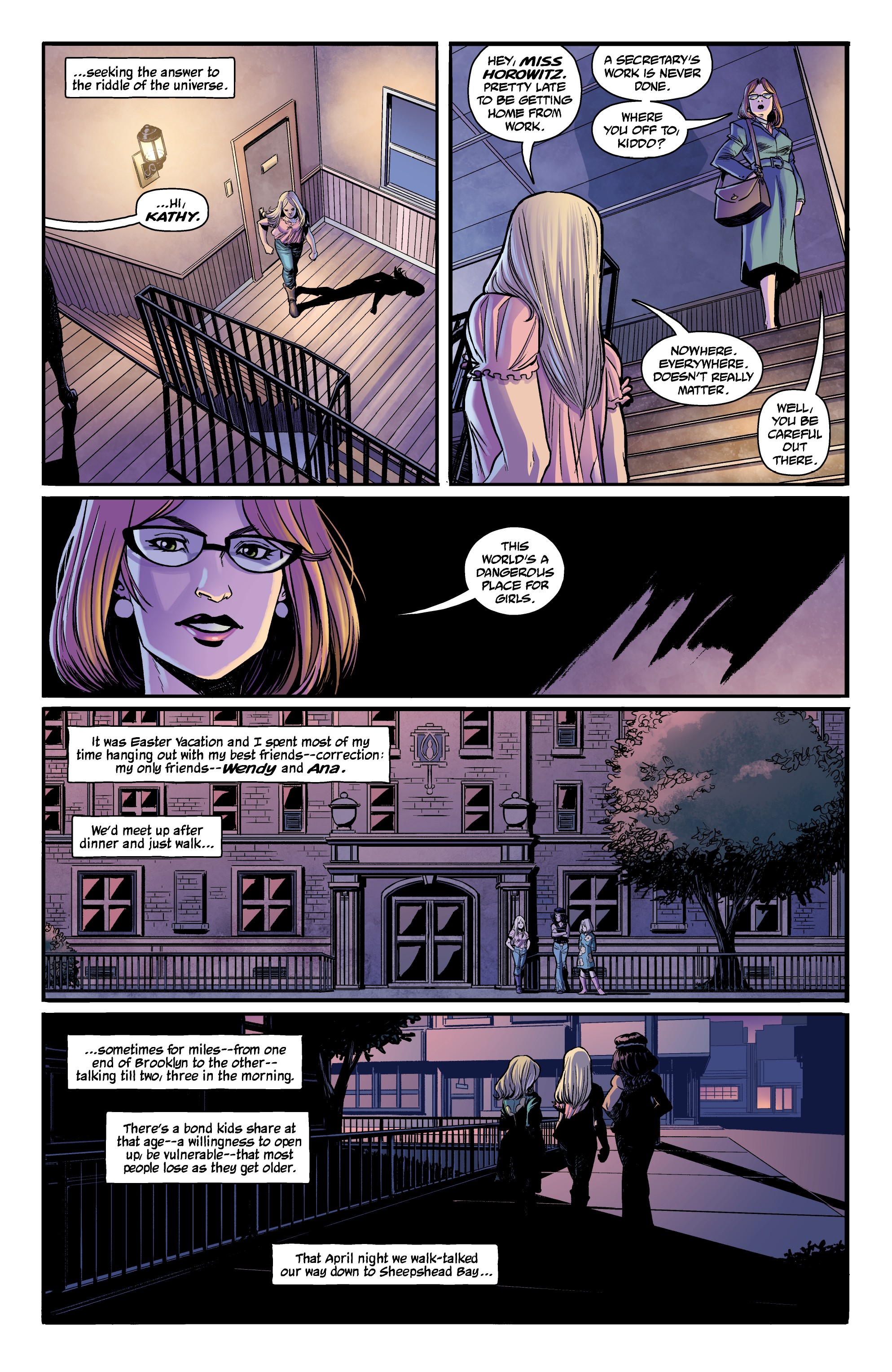 Read online The Girl In The Bay comic -  Issue #1 - 6