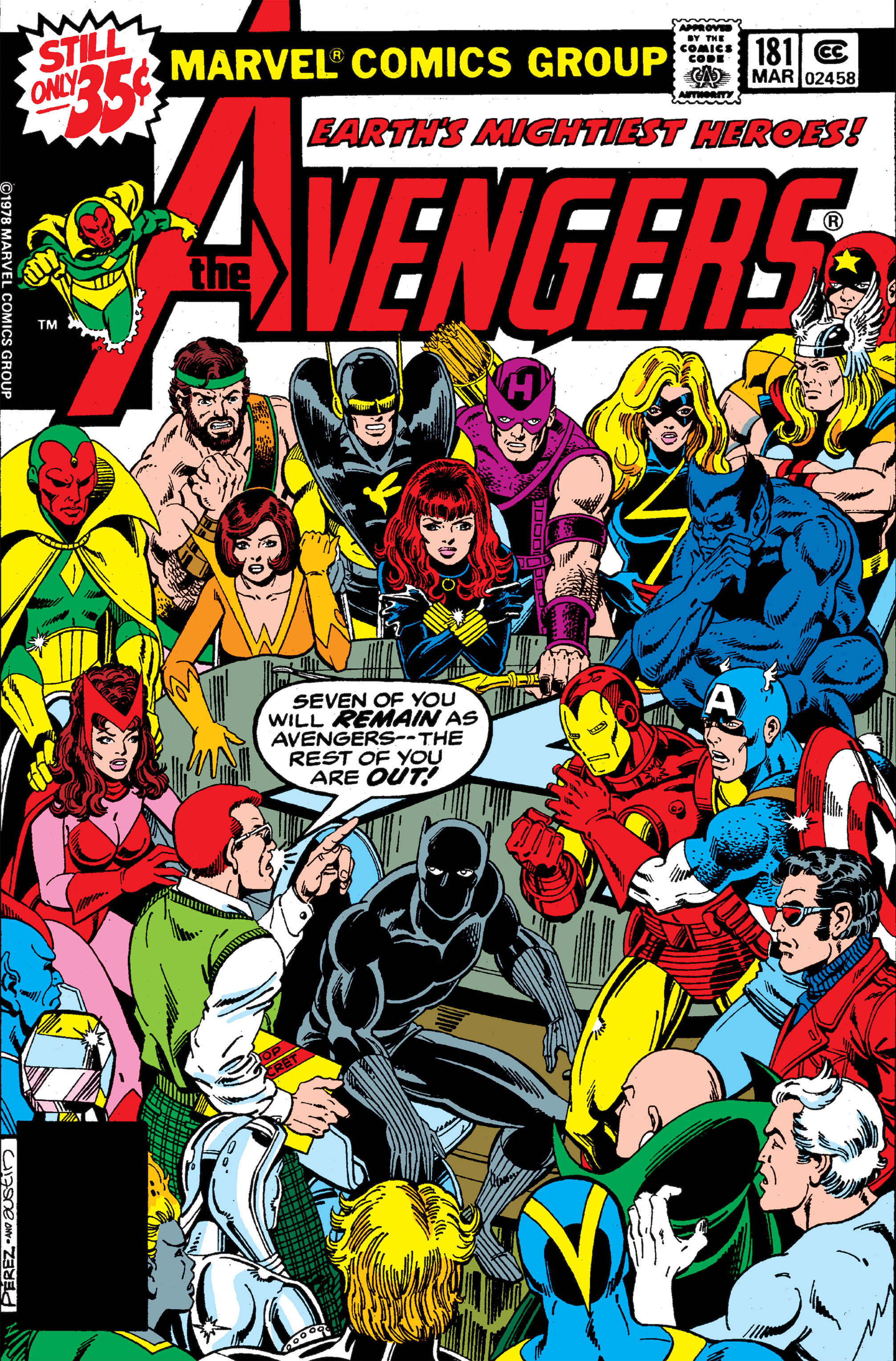 Read online The Avengers (1963) comic -  Issue #181 - 1