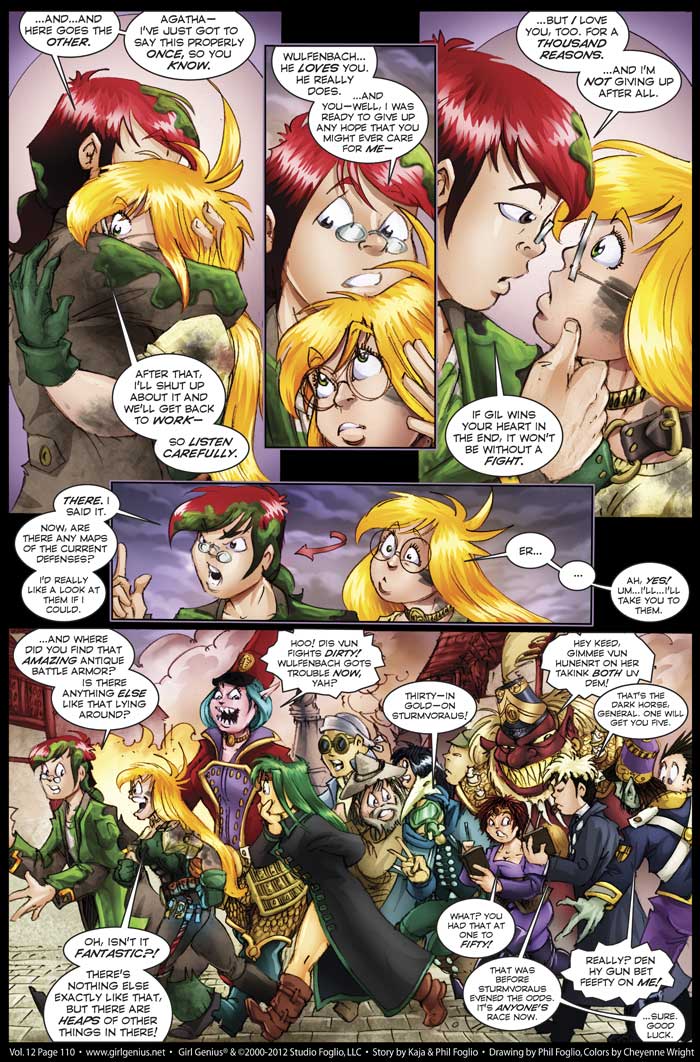 Read online Girl Genius (2002) comic -  Issue #12 - 111