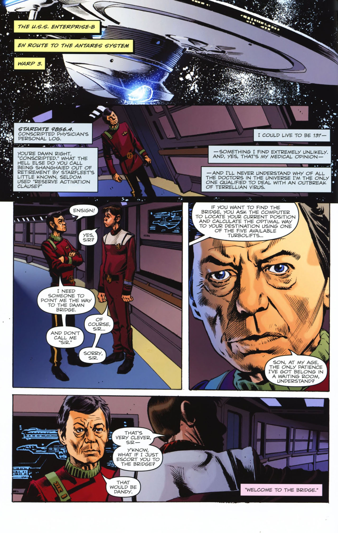 Read online Star Trek: Captain's Log comic -  Issue # Issue Harriman - 6