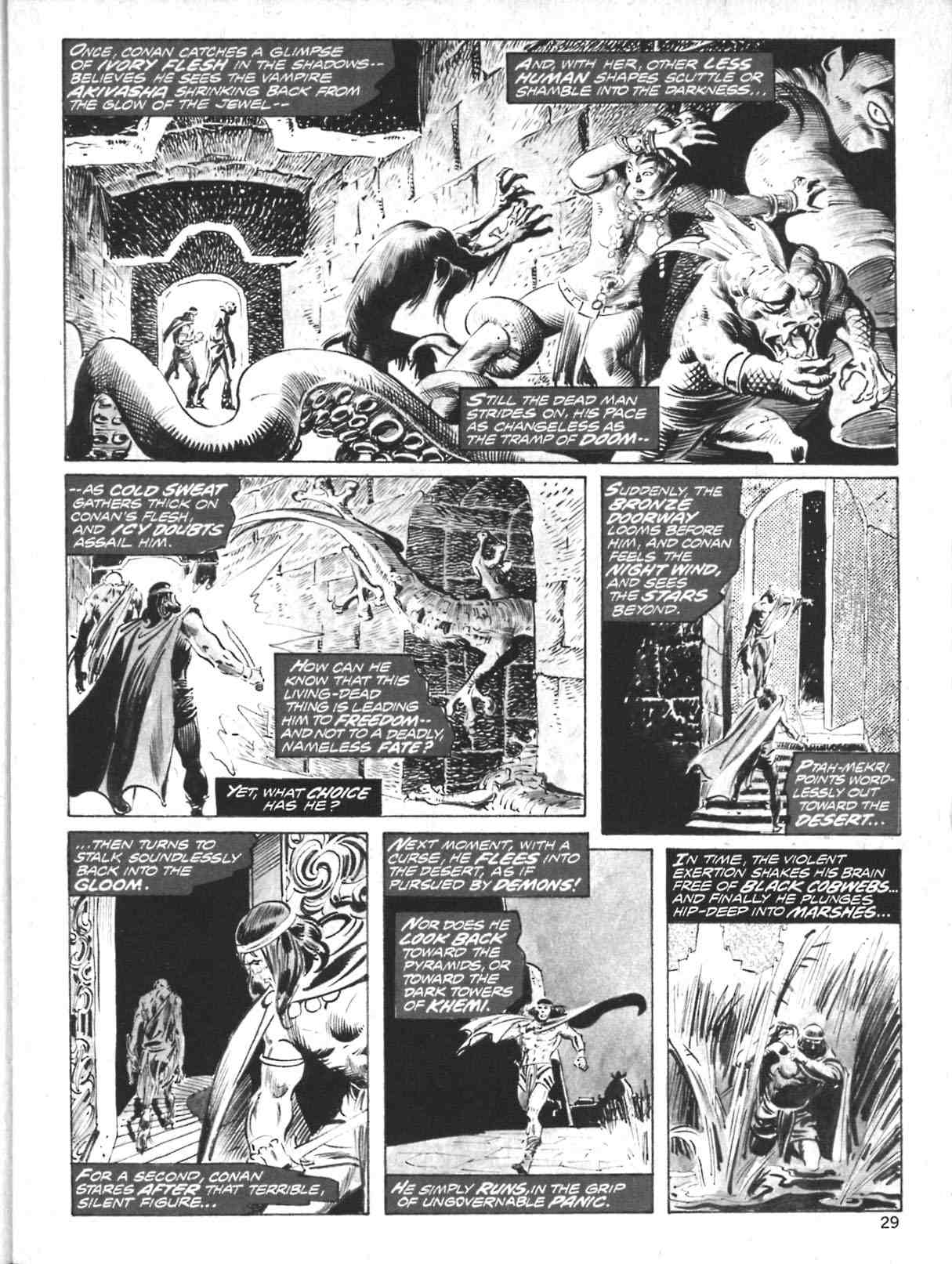 Read online The Savage Sword Of Conan comic -  Issue #10 - 29