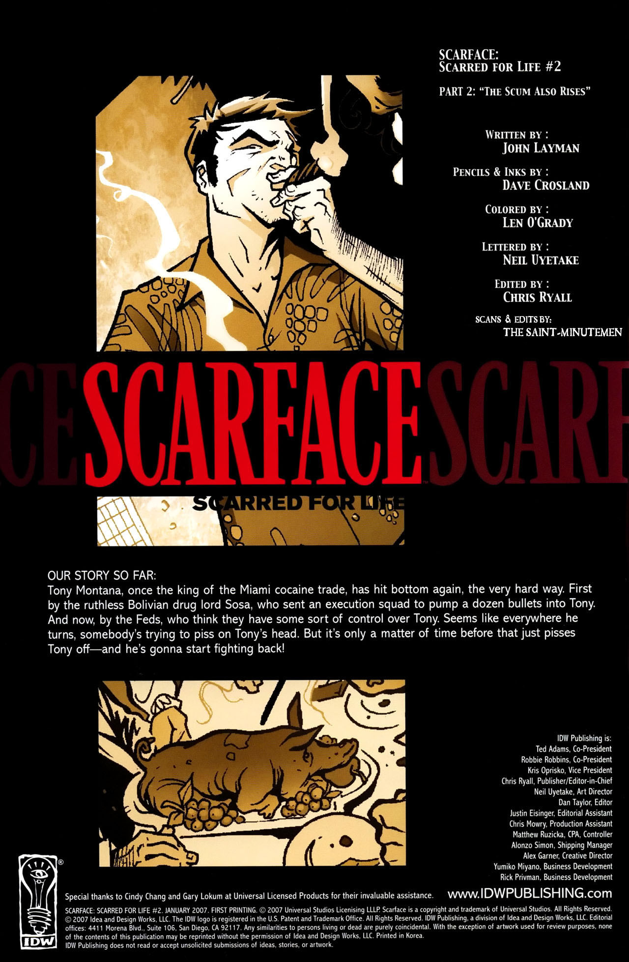 Read online Scarface: Scarred for Life comic -  Issue #2 - 2