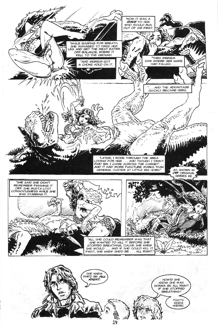 Read online Cavewoman: Rain comic -  Issue #6 - 16
