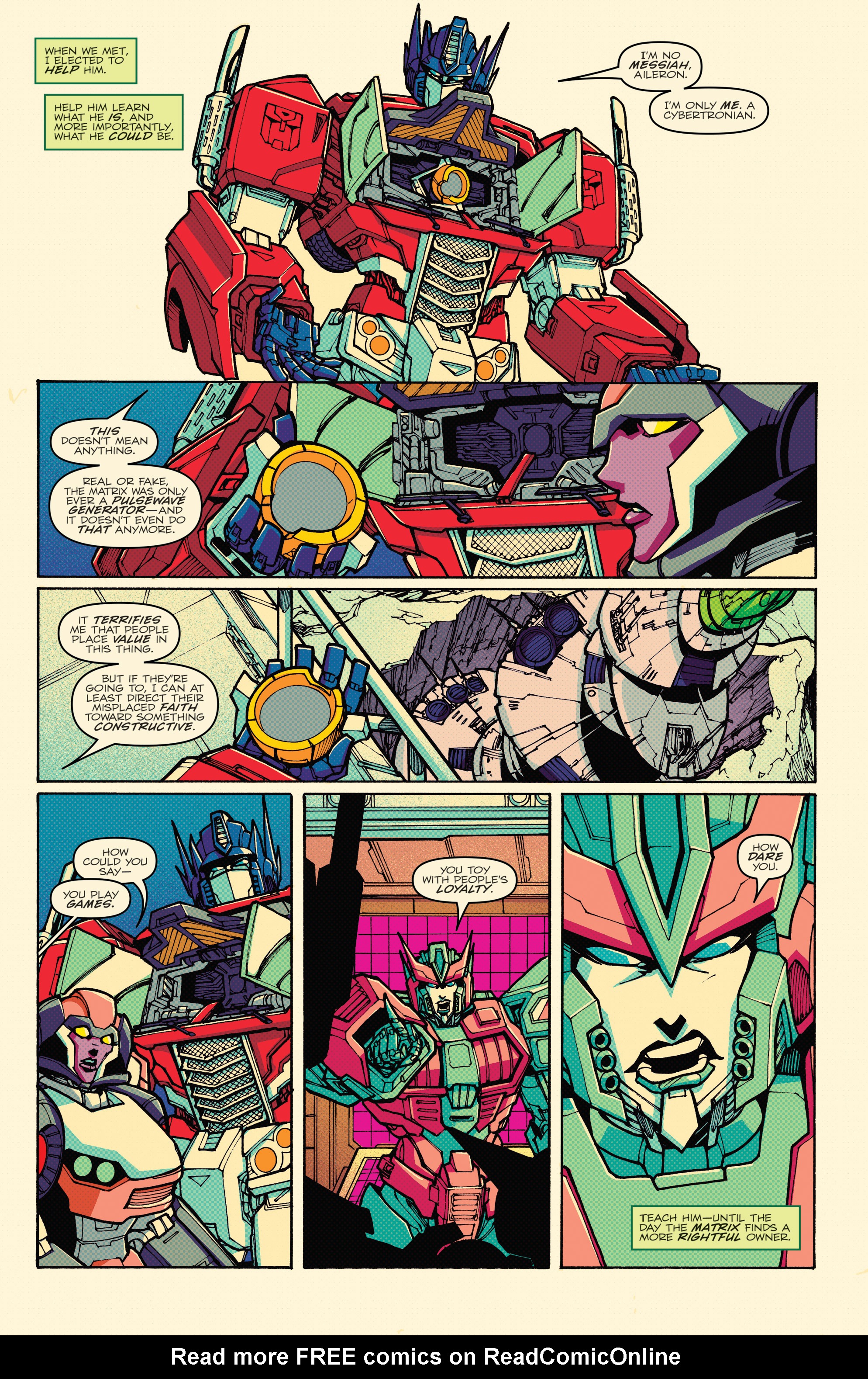 Read online Optimus Prime comic -  Issue #4 - 14