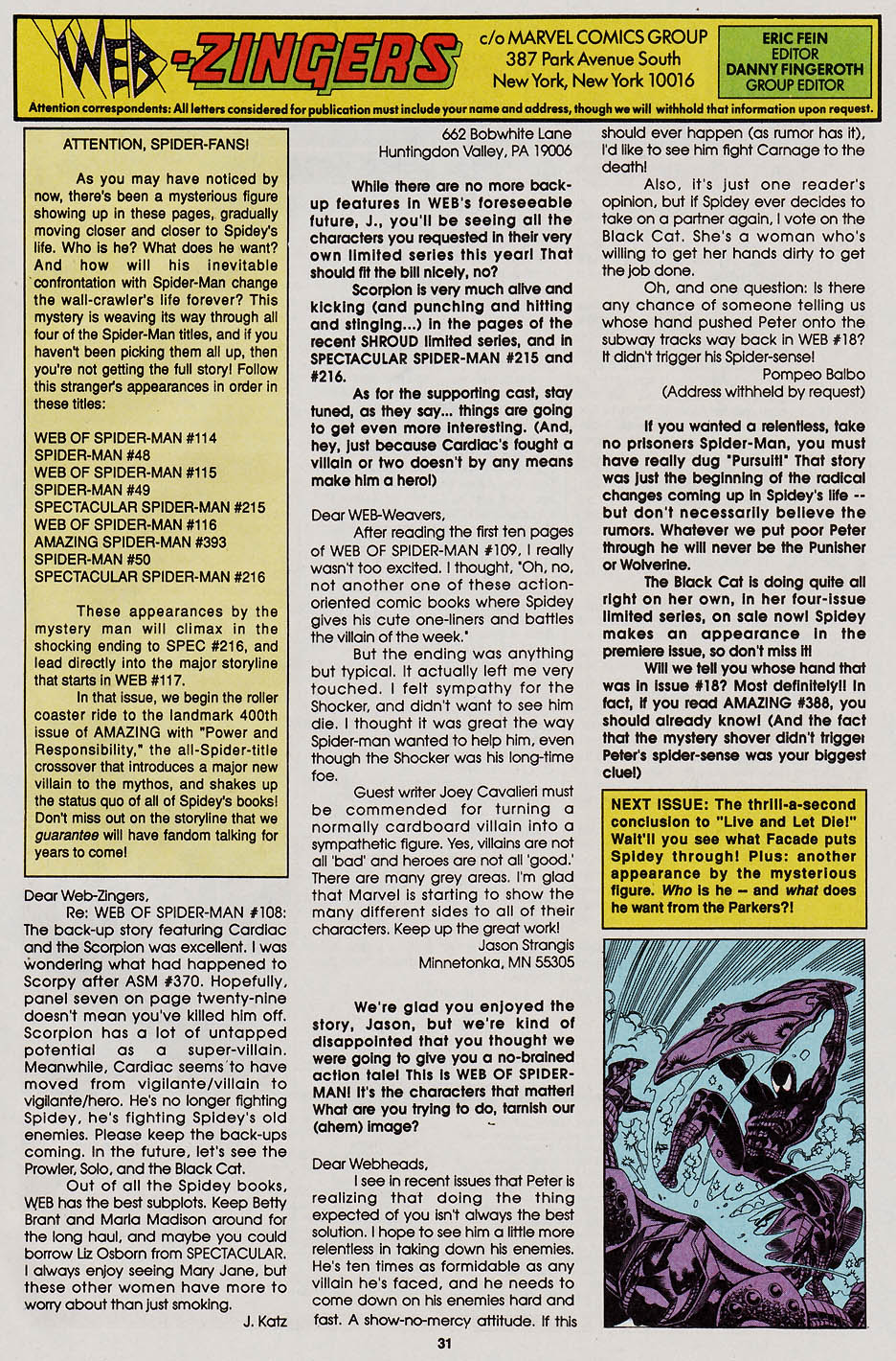 Read online Web of Spider-Man (1985) comic -  Issue #115 - 24