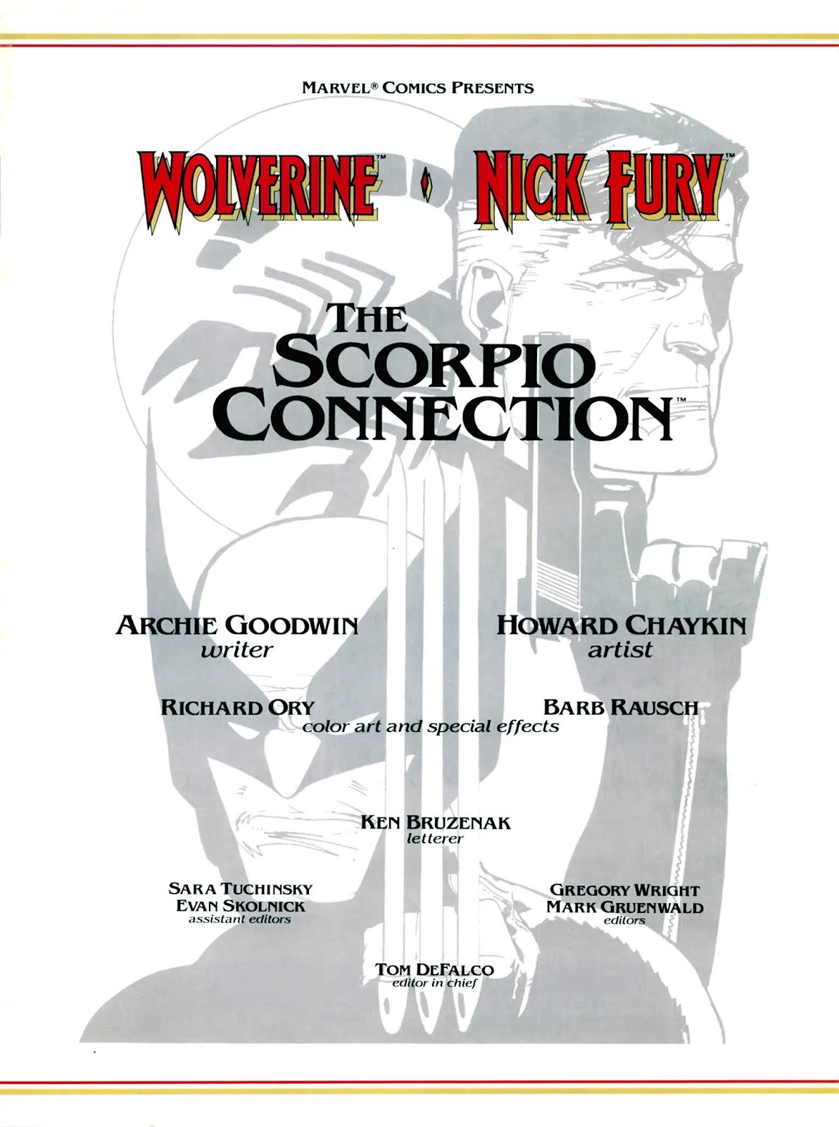 Wolverine, Nick Fury: The Scorpio Connection issue TPB - Page 2