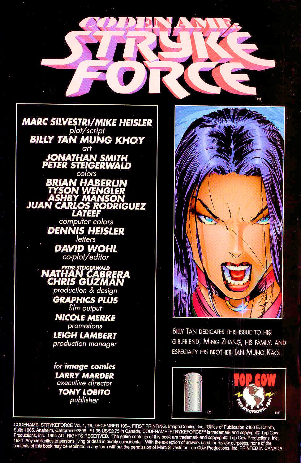 Read online Codename: Strykeforce comic -  Issue #9 - 2