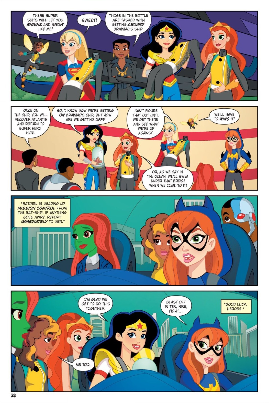 Read online DC Super Hero Girls: Search for Atlantis comic -  Issue # TPB - 38