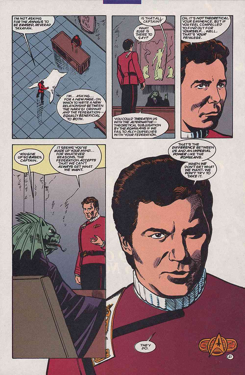 Read online Star Trek (1989) comic -  Issue #68 - 22