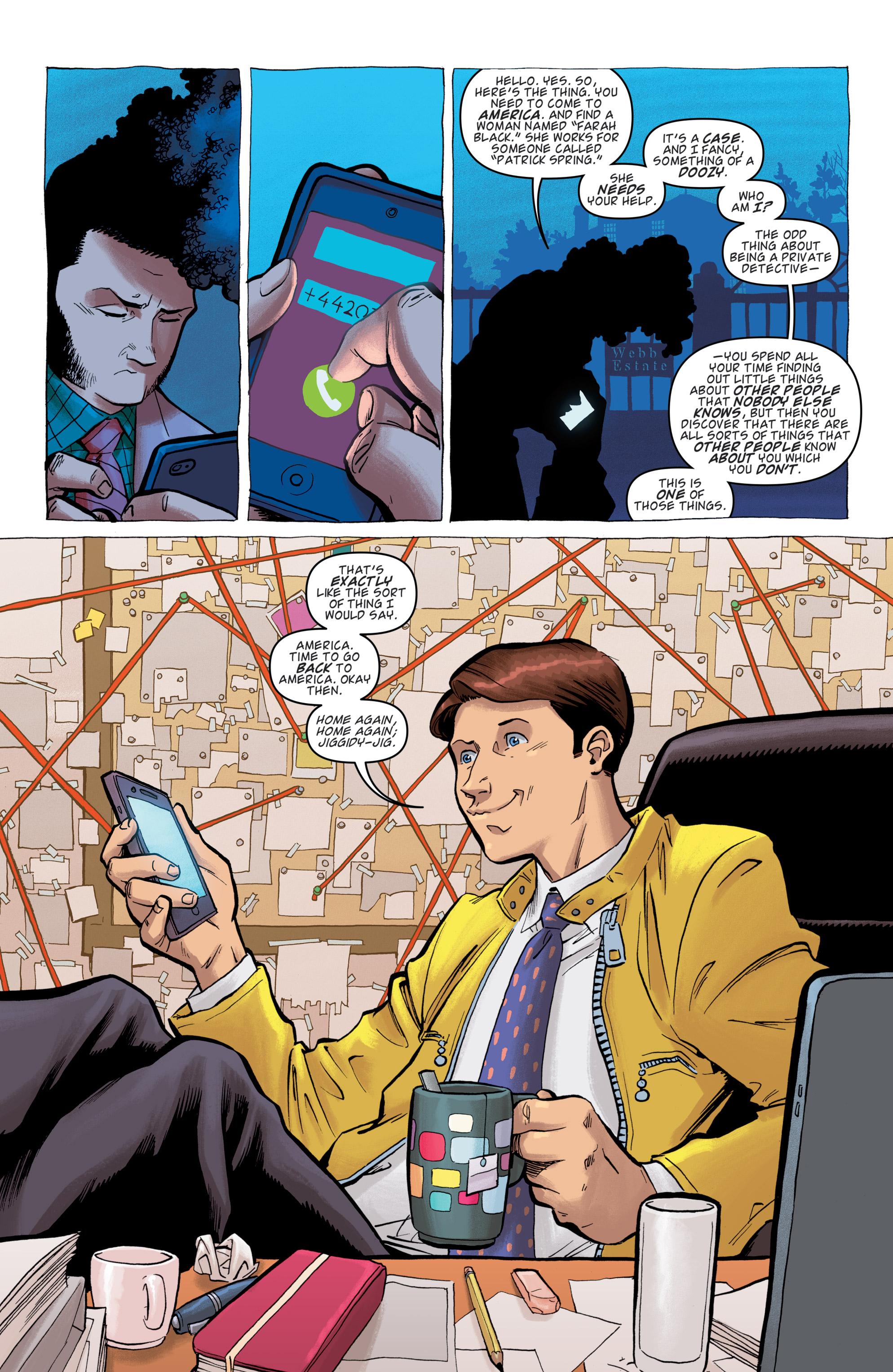 Read online Dirk Gently's Holistic Detective Agency: The Salmon of Doubt comic -  Issue # TPB 1 - 83