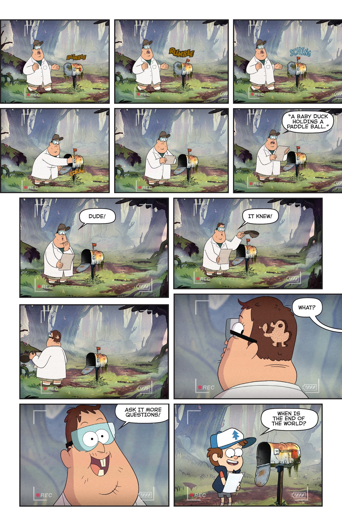Read online Disney Gravity Falls Shorts Cinestory Comic comic -  Issue #3 - 7