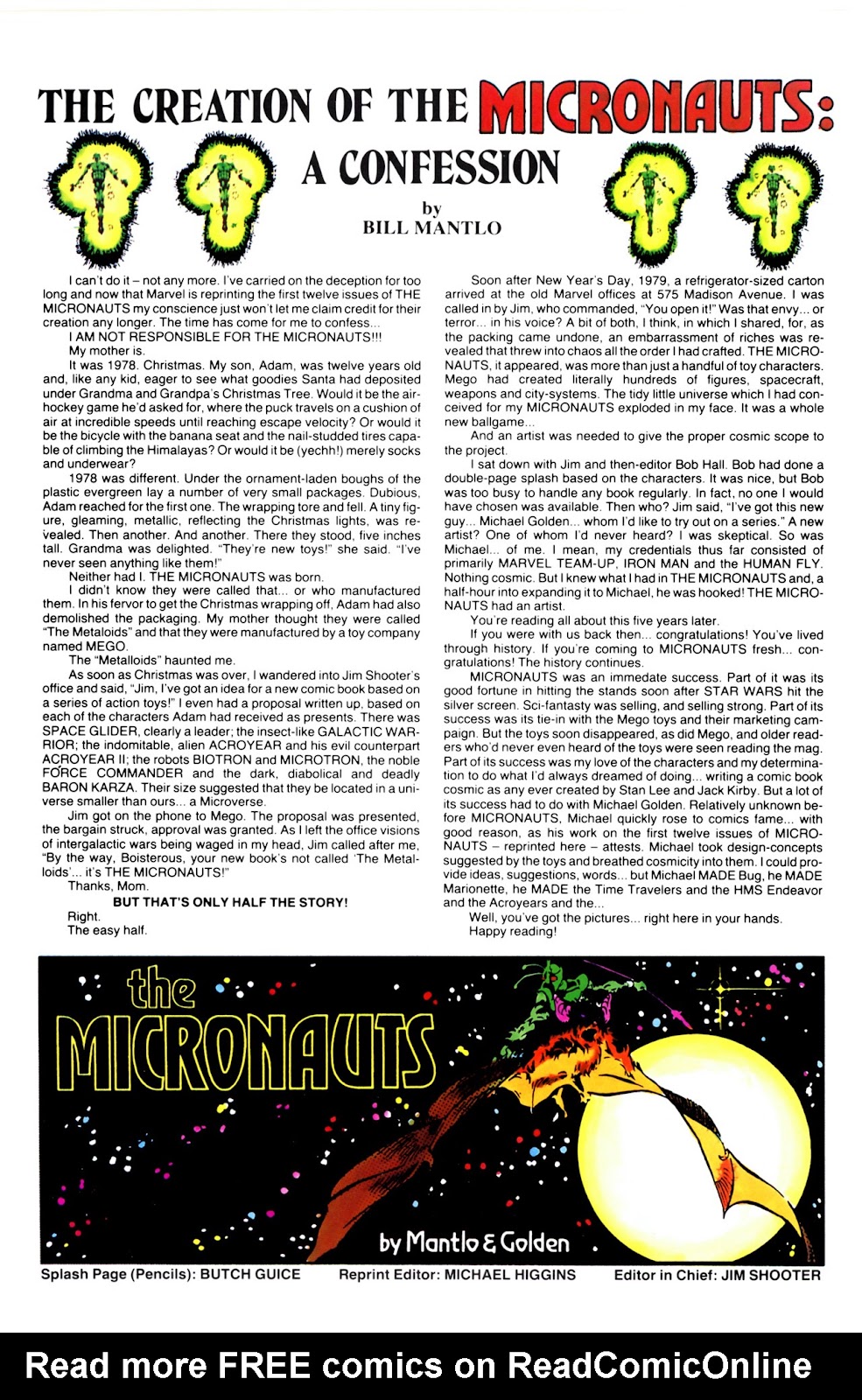 The Micronauts: Special Edition issue 2 - Page 3