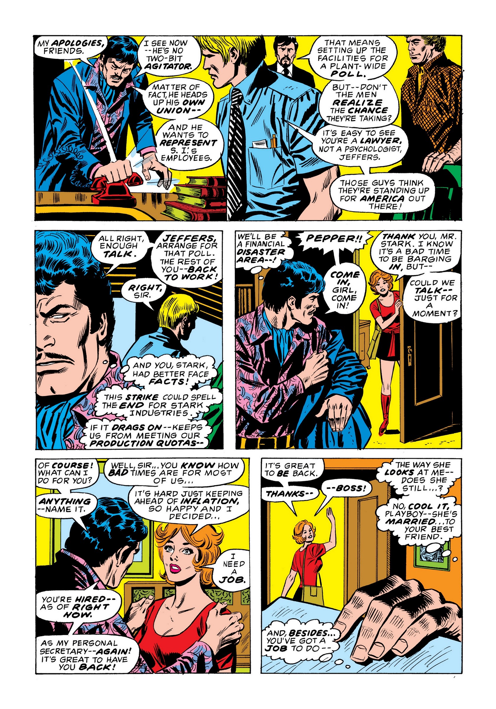 Read online Marvel Masterworks: The Invincible Iron Man comic -  Issue # TPB 9 (Part 1) - 74