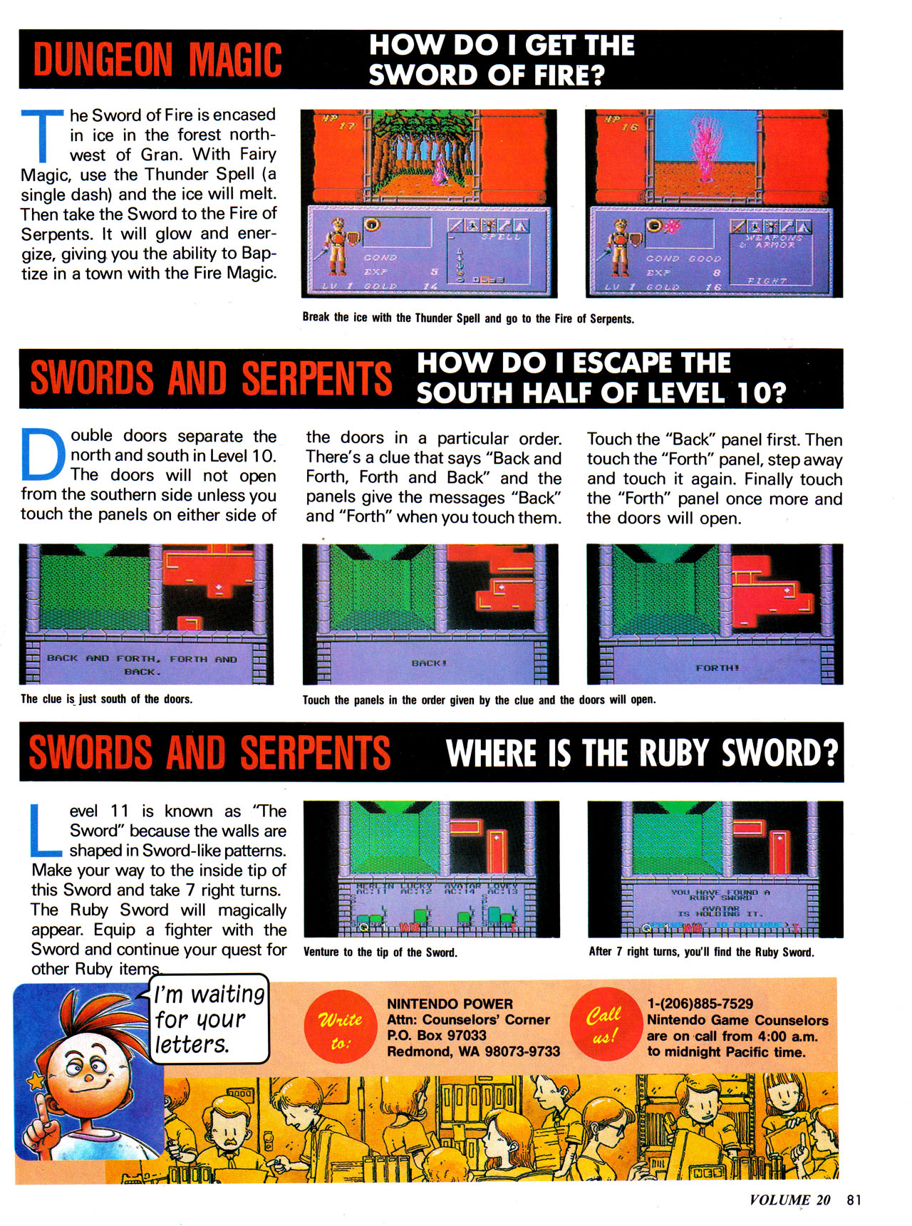 Read online Nintendo Power comic -  Issue #20 - 88