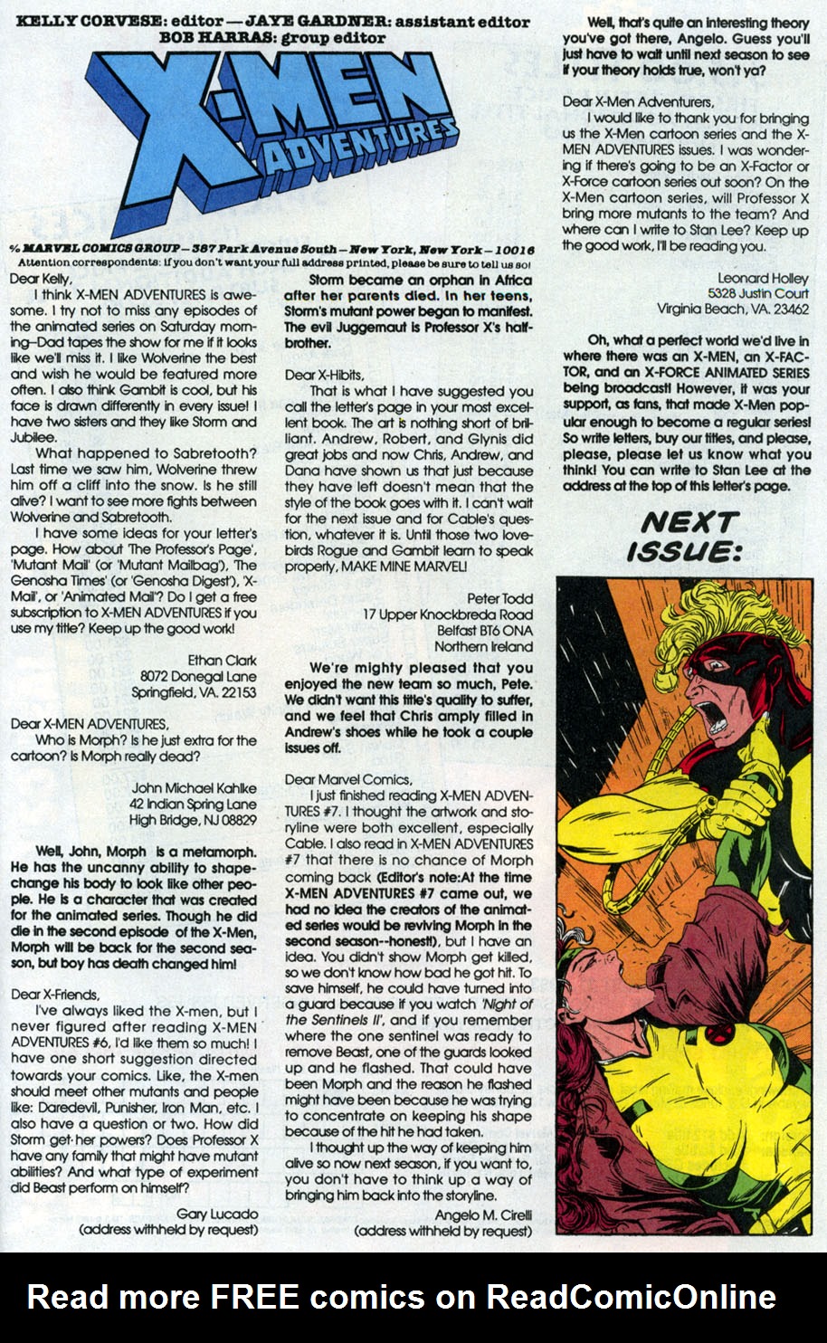 Read online X-Men Adventures (1992) comic -  Issue #9 - 24