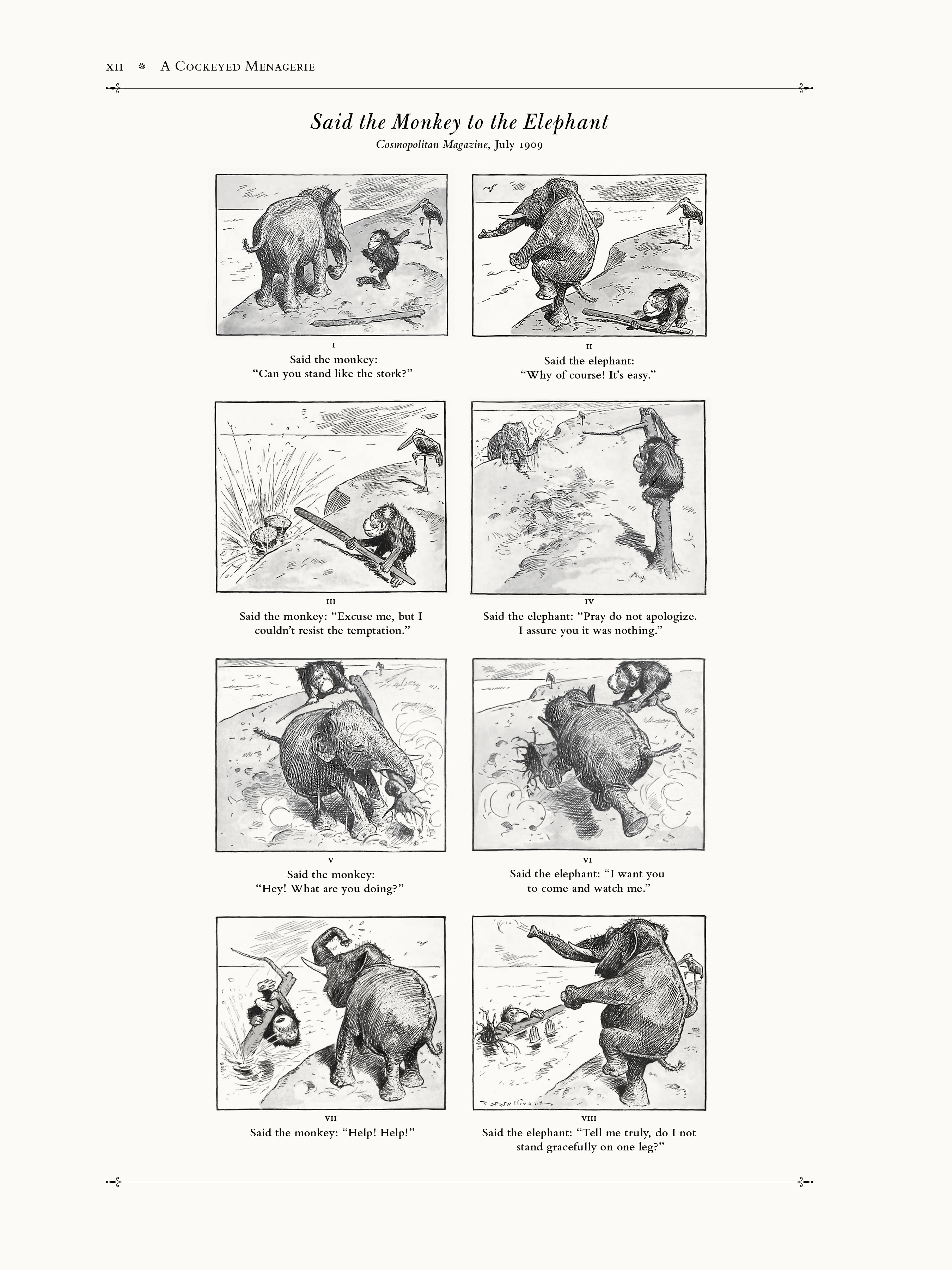 Read online A Cockeyed Menagerie: The Drawings of T.S. Sullivant comic -  Issue # TPB (Part 1) - 12
