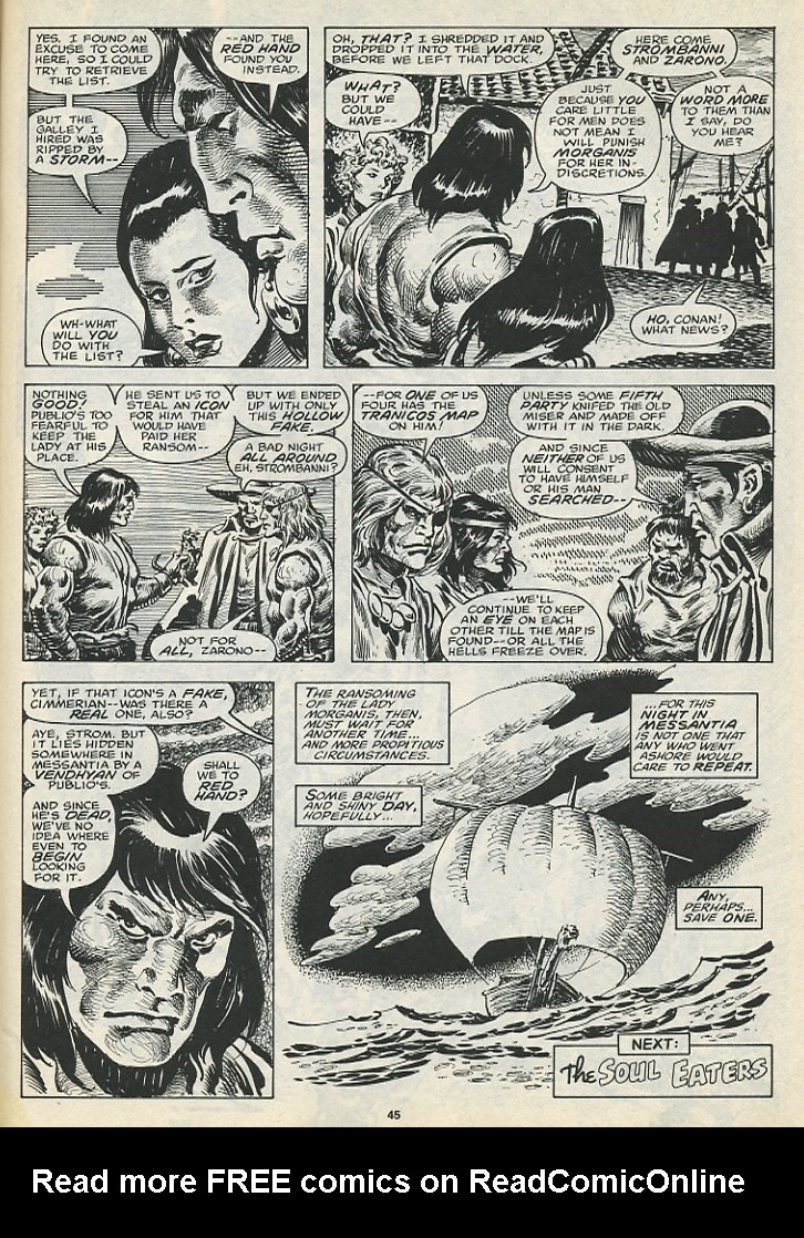 Read online The Savage Sword Of Conan comic -  Issue #197 - 47