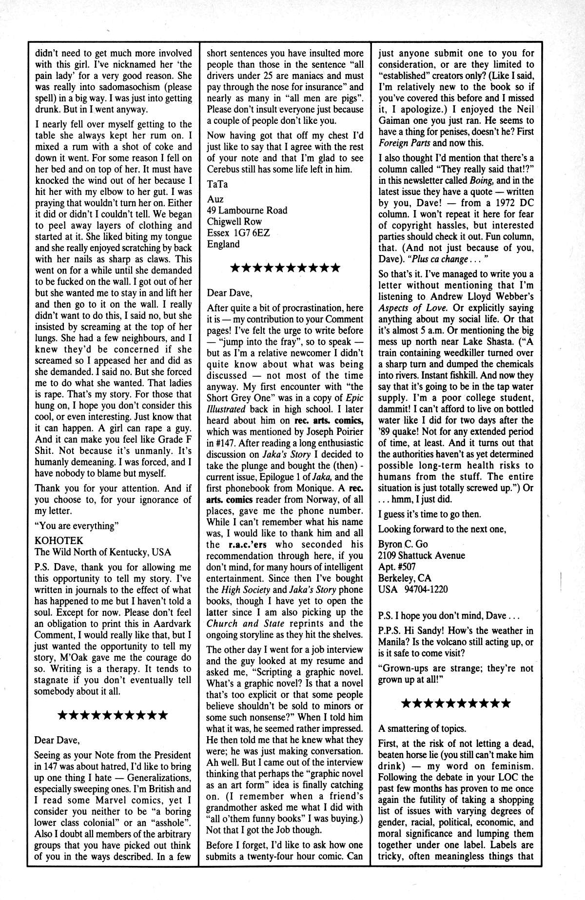 Read online Cerebus comic -  Issue #150 - 25