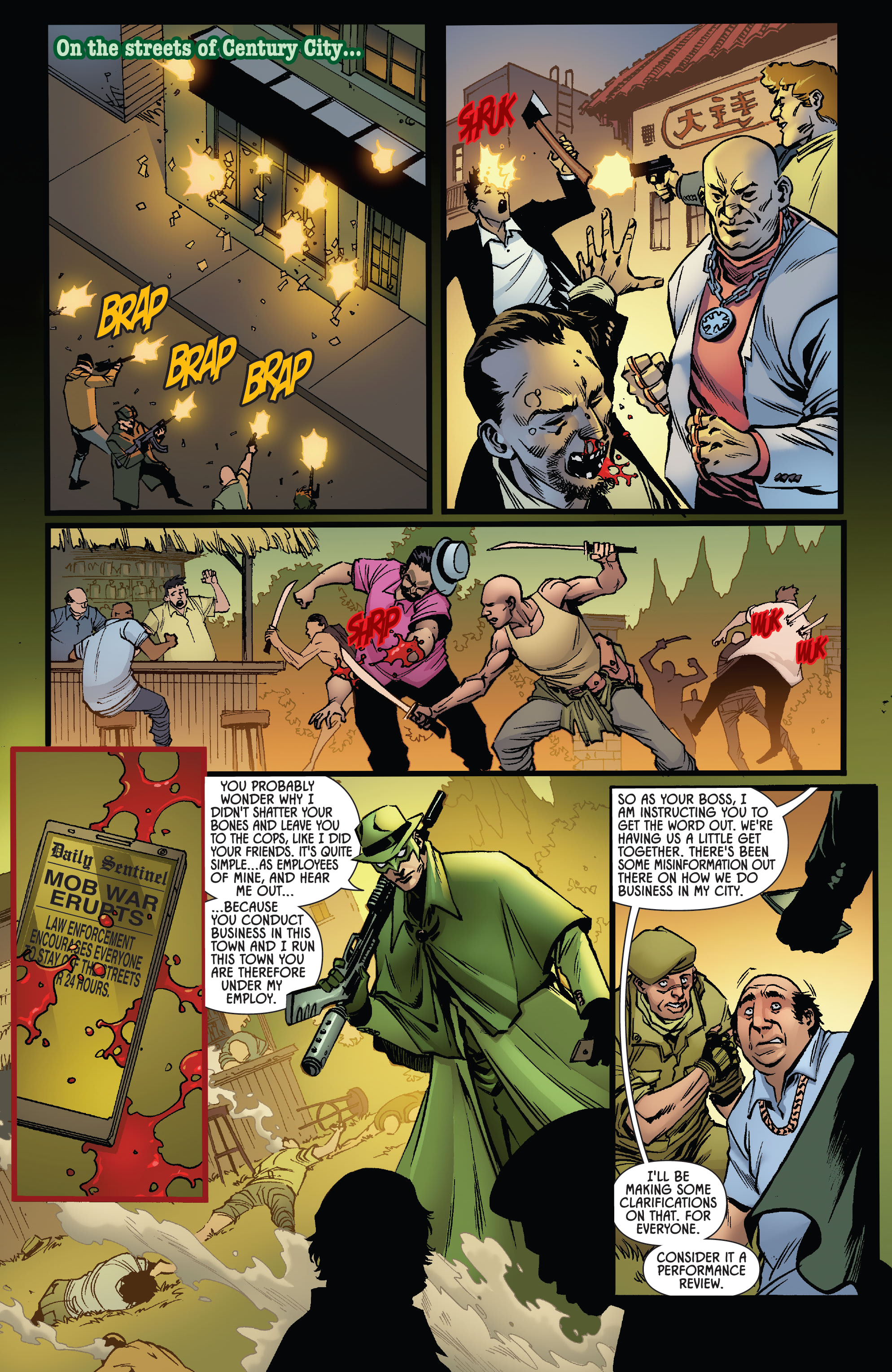 Read online Green Hornet: One Night in Bangkok comic -  Issue # Full - 19